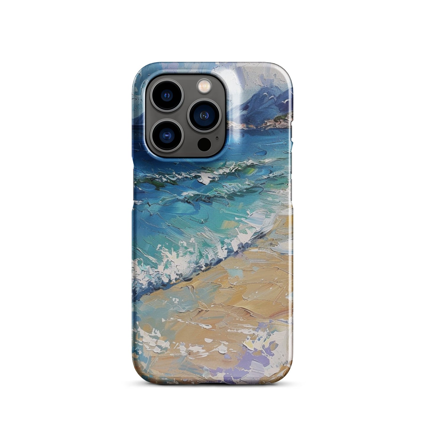 Beach Painting Phone case for iPhone-26