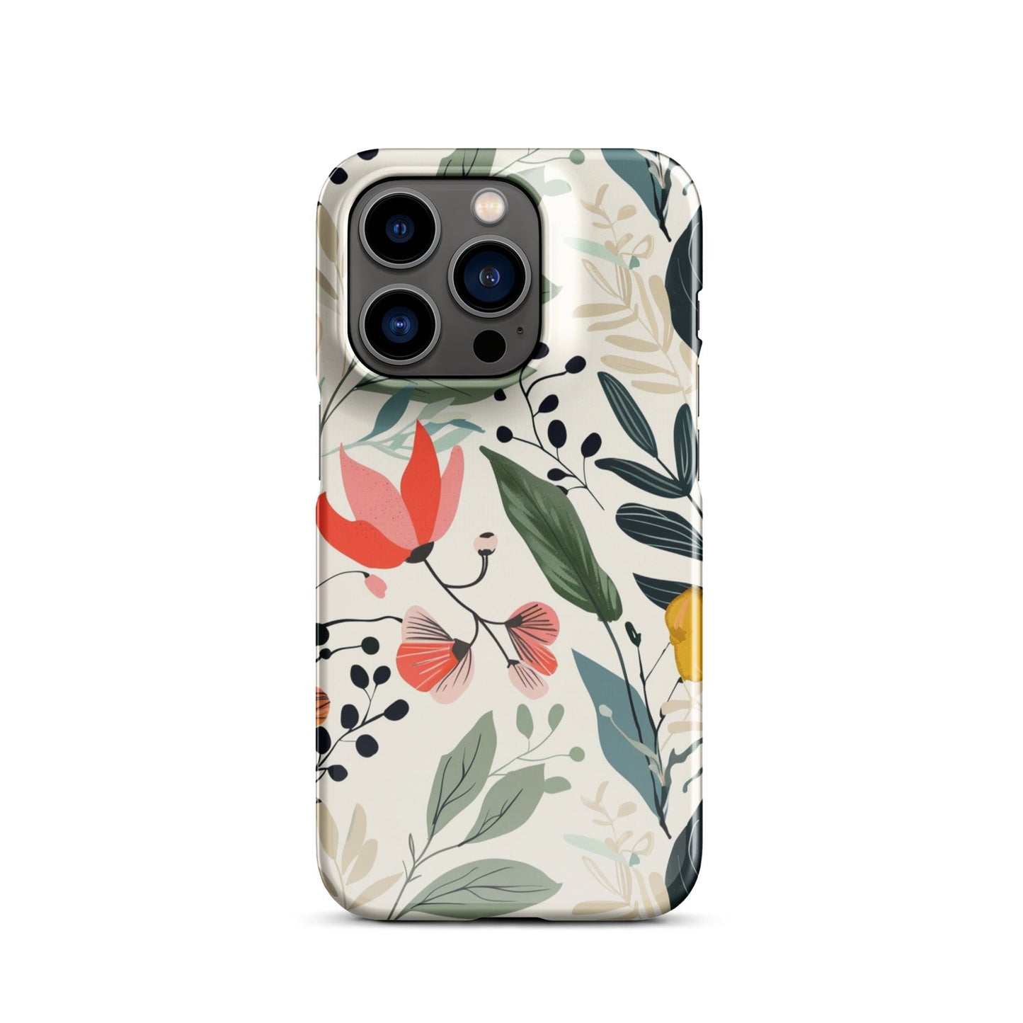 Botanical leaves Phone case for iPhone-26