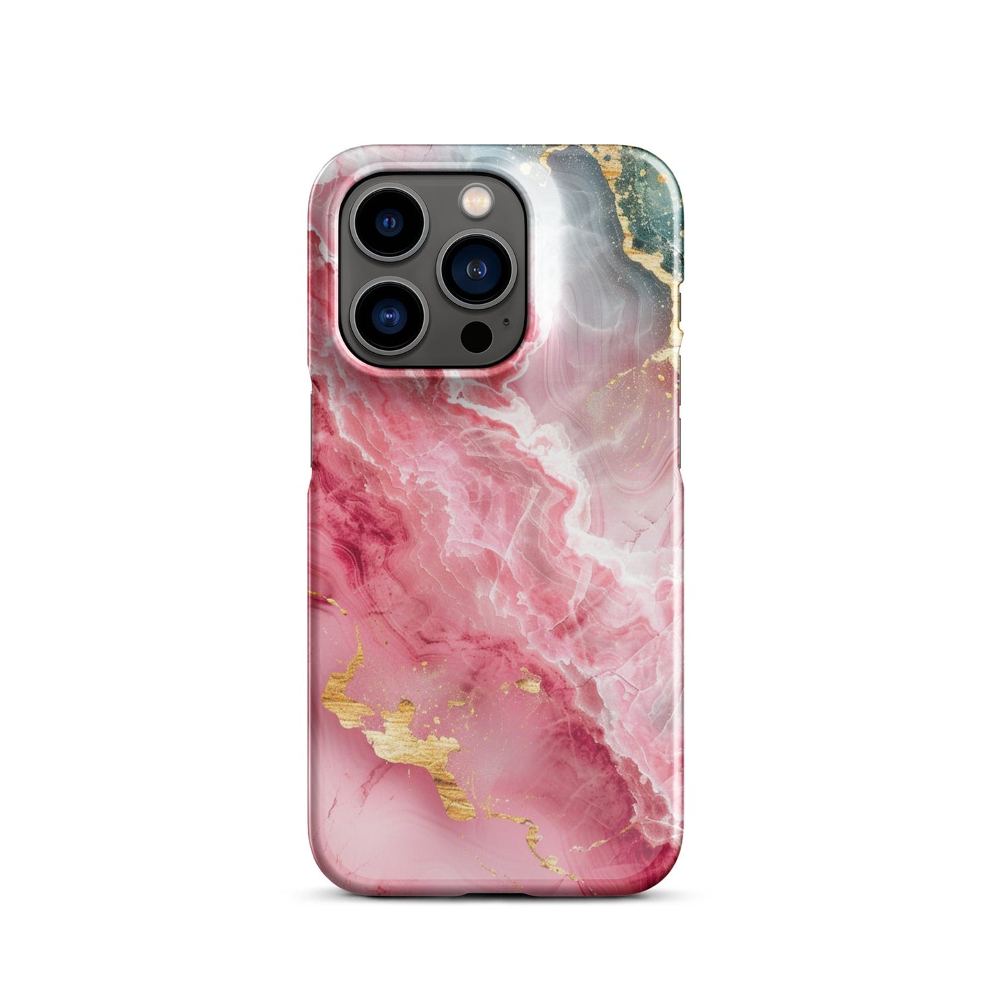 Pink Marble Phone case for iPhone-26