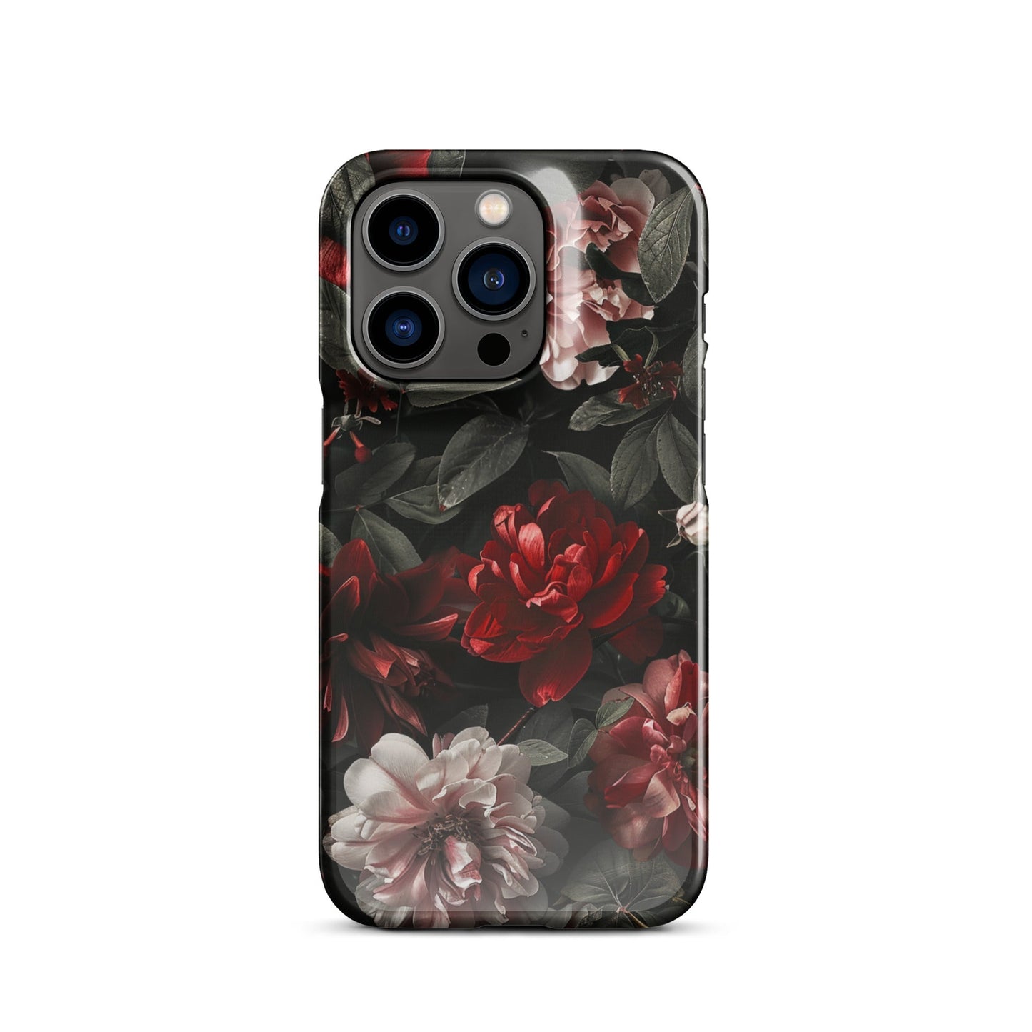 Pink Red Floral Phone case for iPhone-26