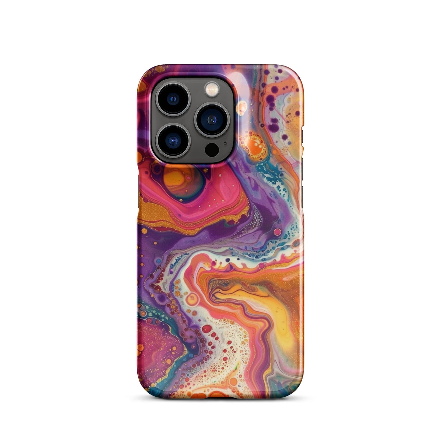 Rainbow Swirling Phone case for iPhone-26