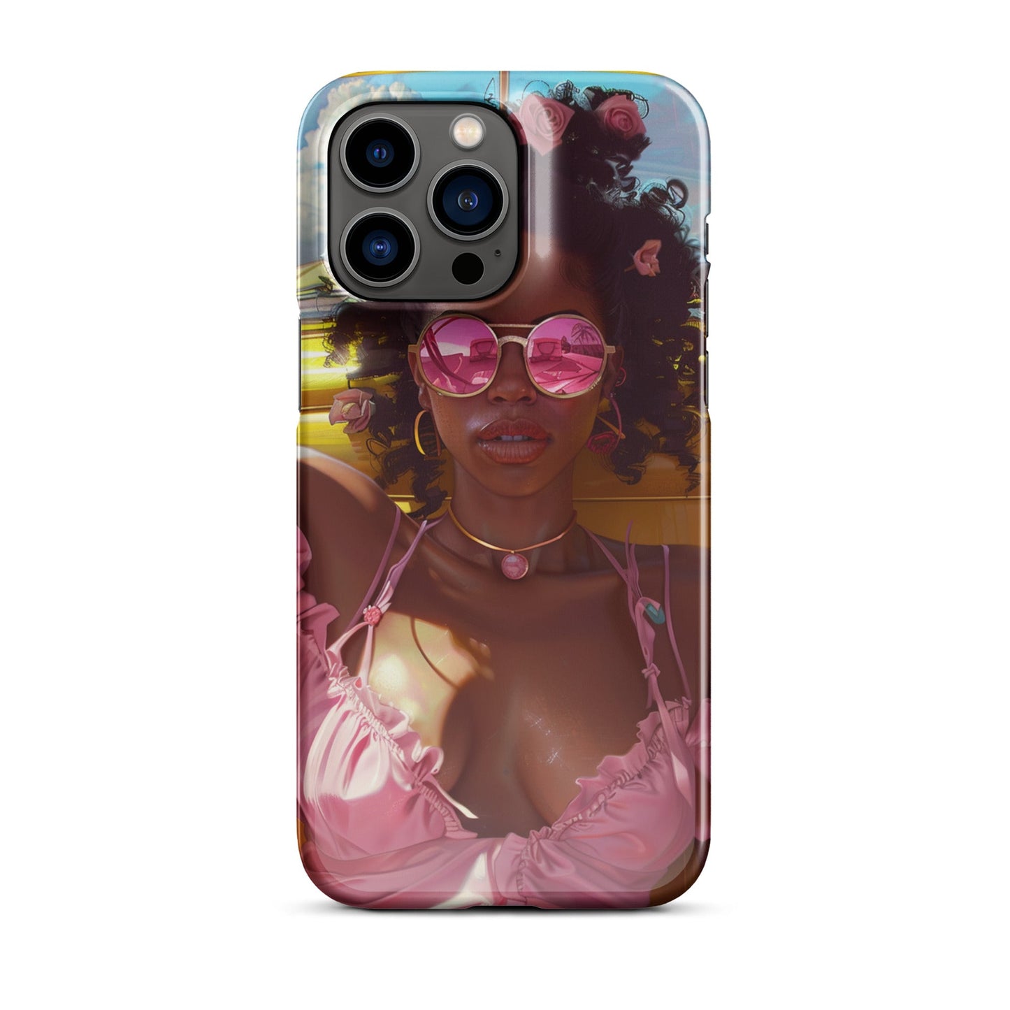 Black Girl Fashionista Phone case for iPhone-28