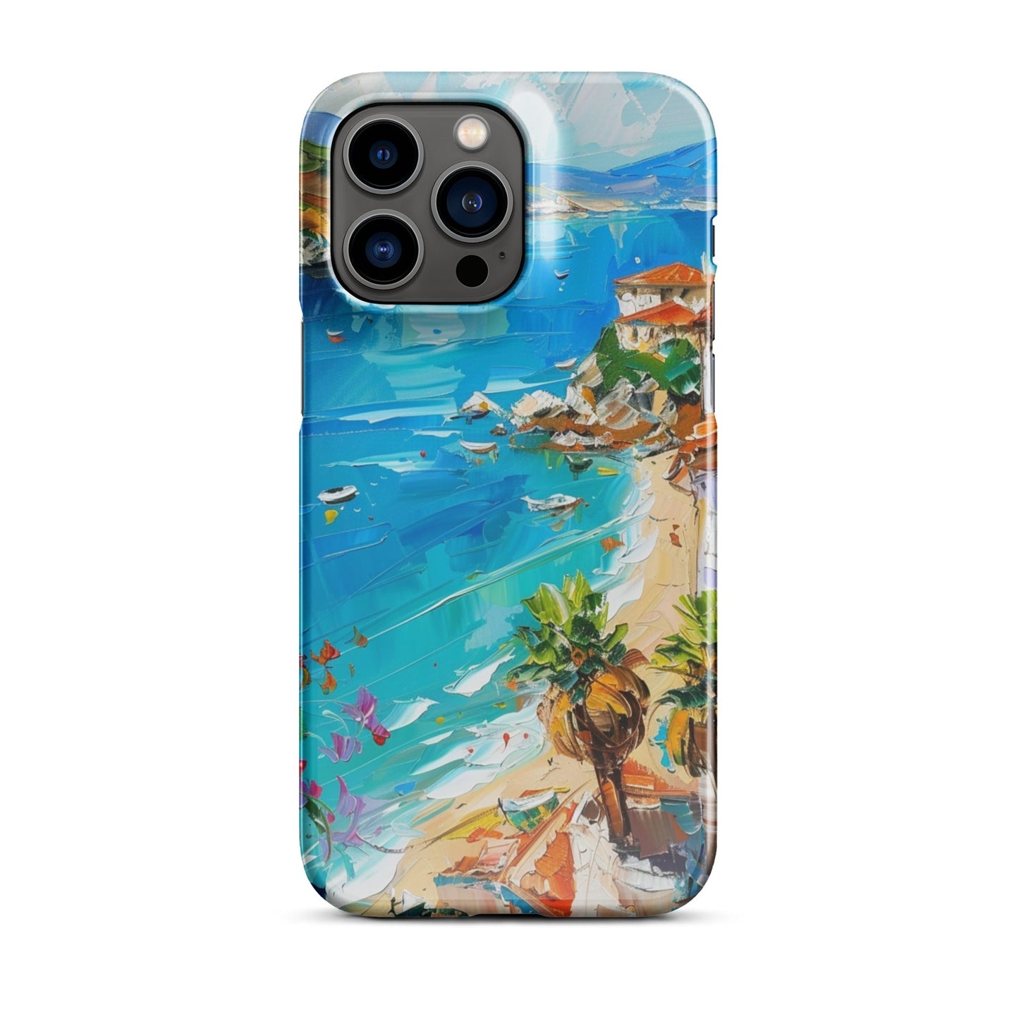 Mediterranean Beach Phone case for iPhone-28