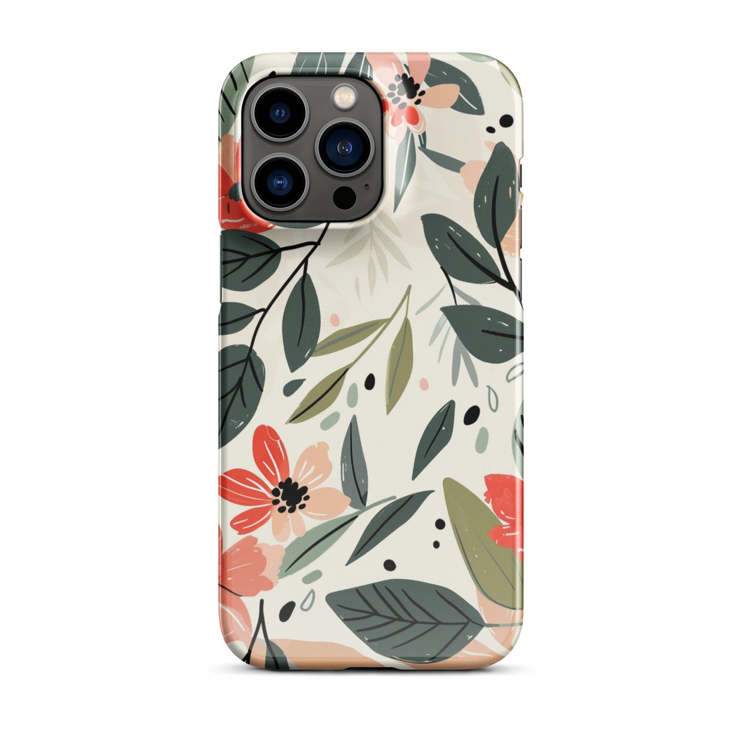 Flower leave Phone case for iPhone-28