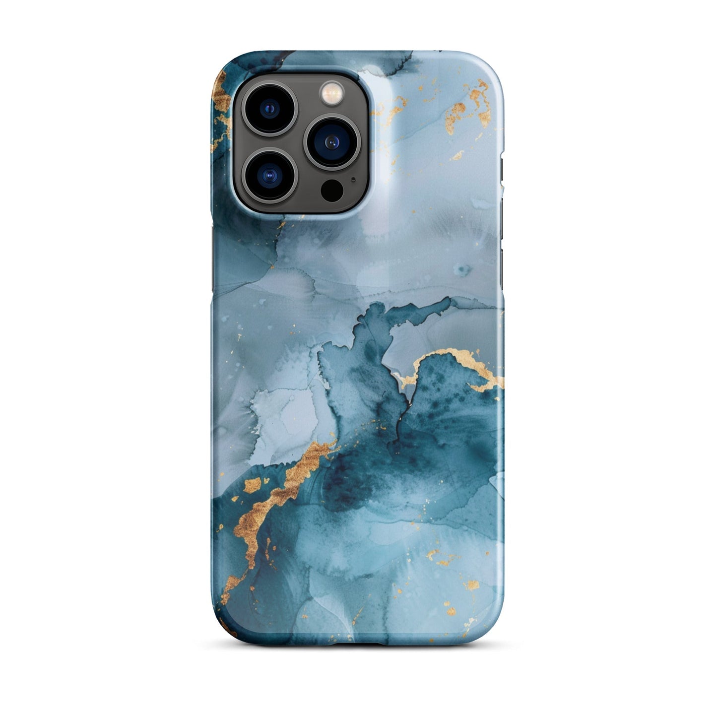 Blue Gold Phone case for iPhone-28