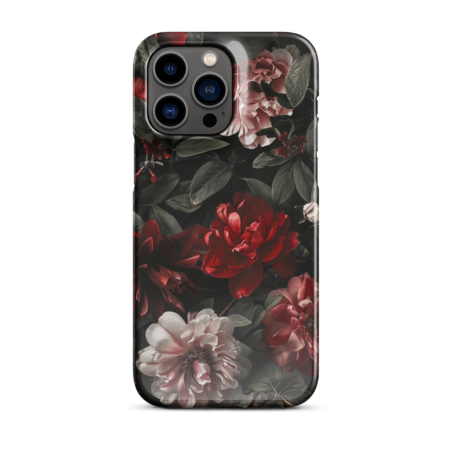 Pink Red Floral Phone case for iPhone-28