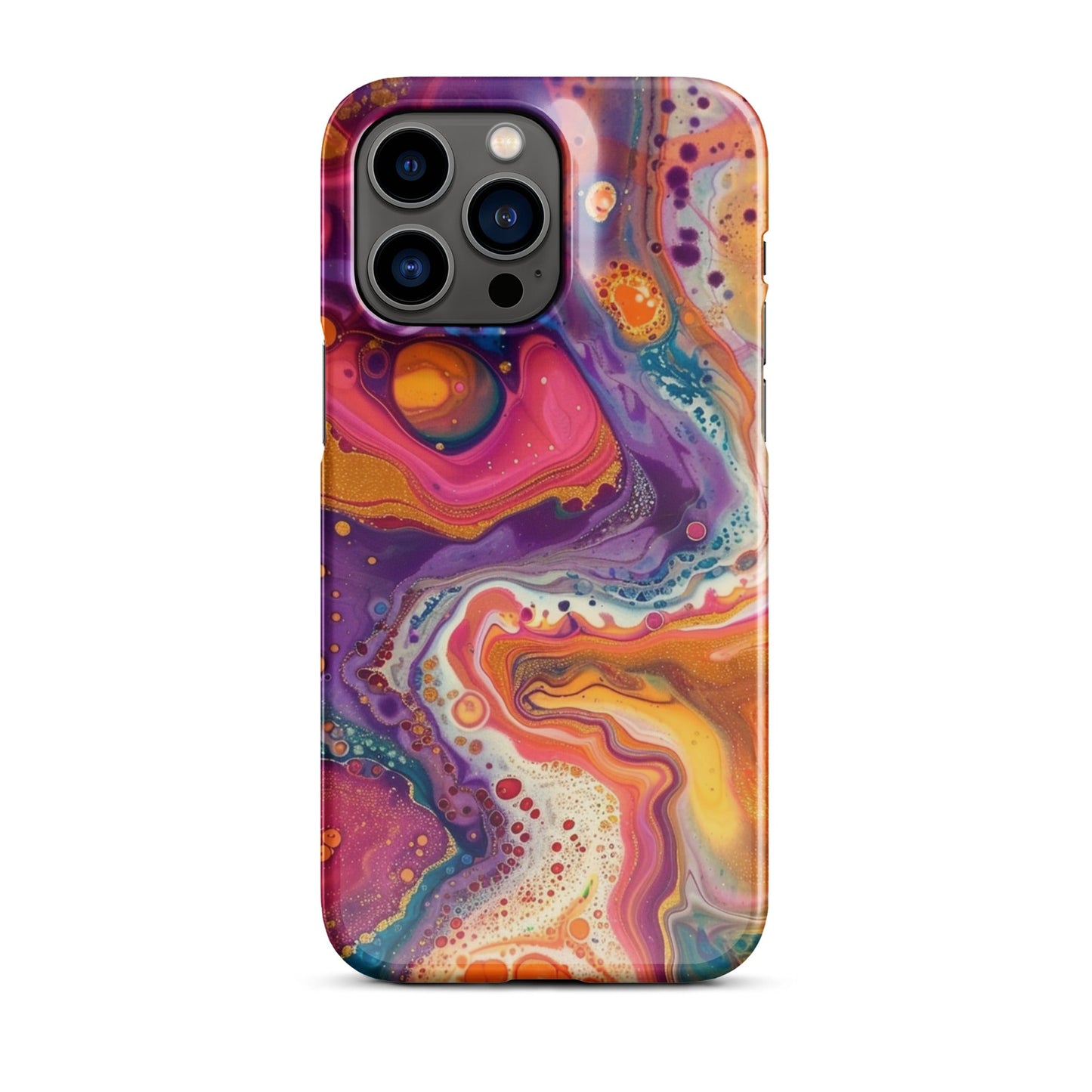 Rainbow Swirling Phone case for iPhone-28