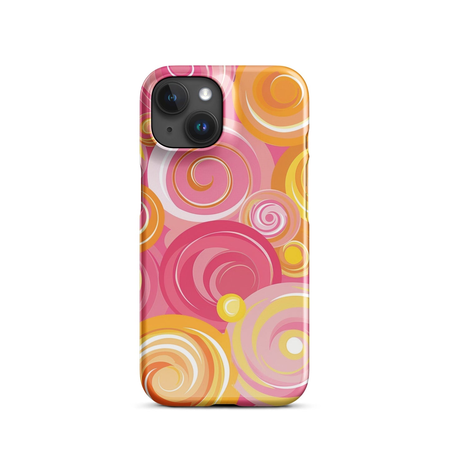 Pink Yellow Phone case for iPhone-31