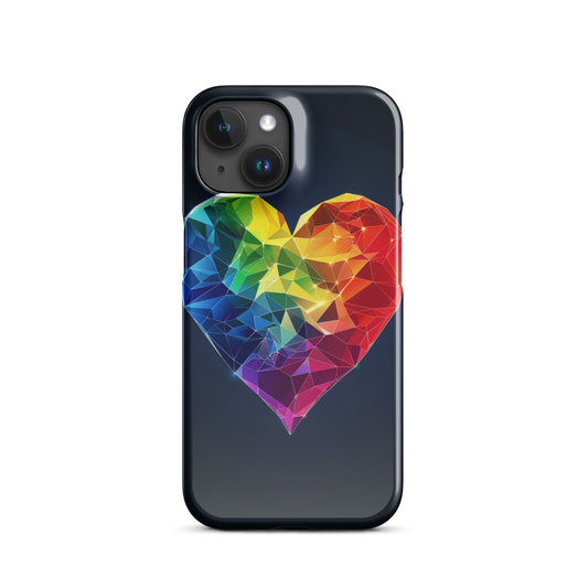 Ranbow Heart Phone case for iPhone-30