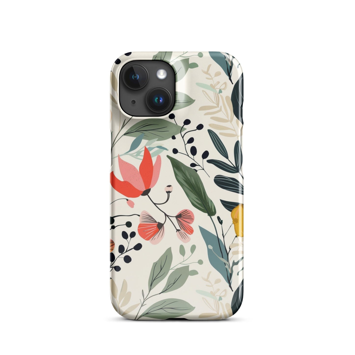 Botanical leaves Phone case for iPhone-30