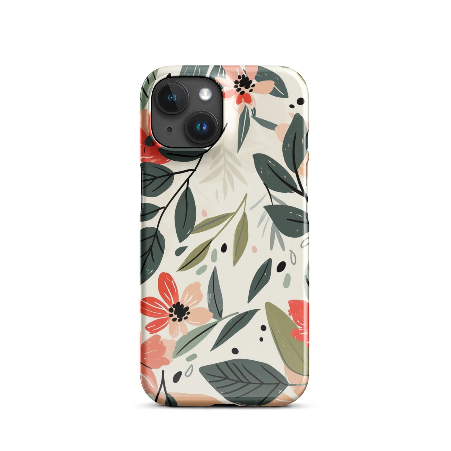 Flower leave Phone case for iPhone-30