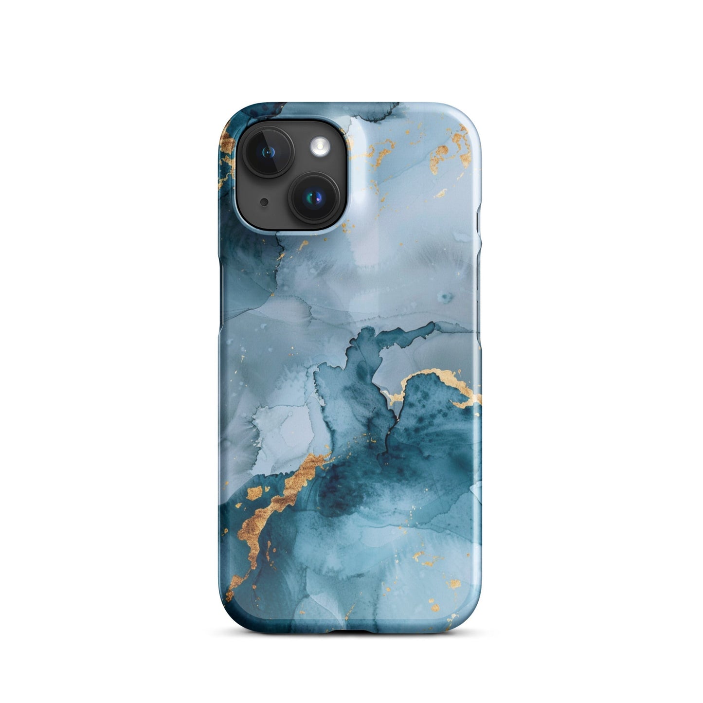 Blue Gold Phone case for iPhone-30