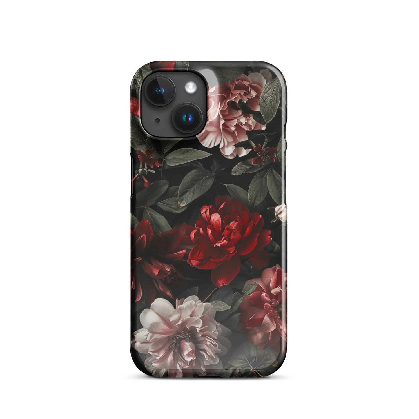 Pink Red Floral Phone case for iPhone-30