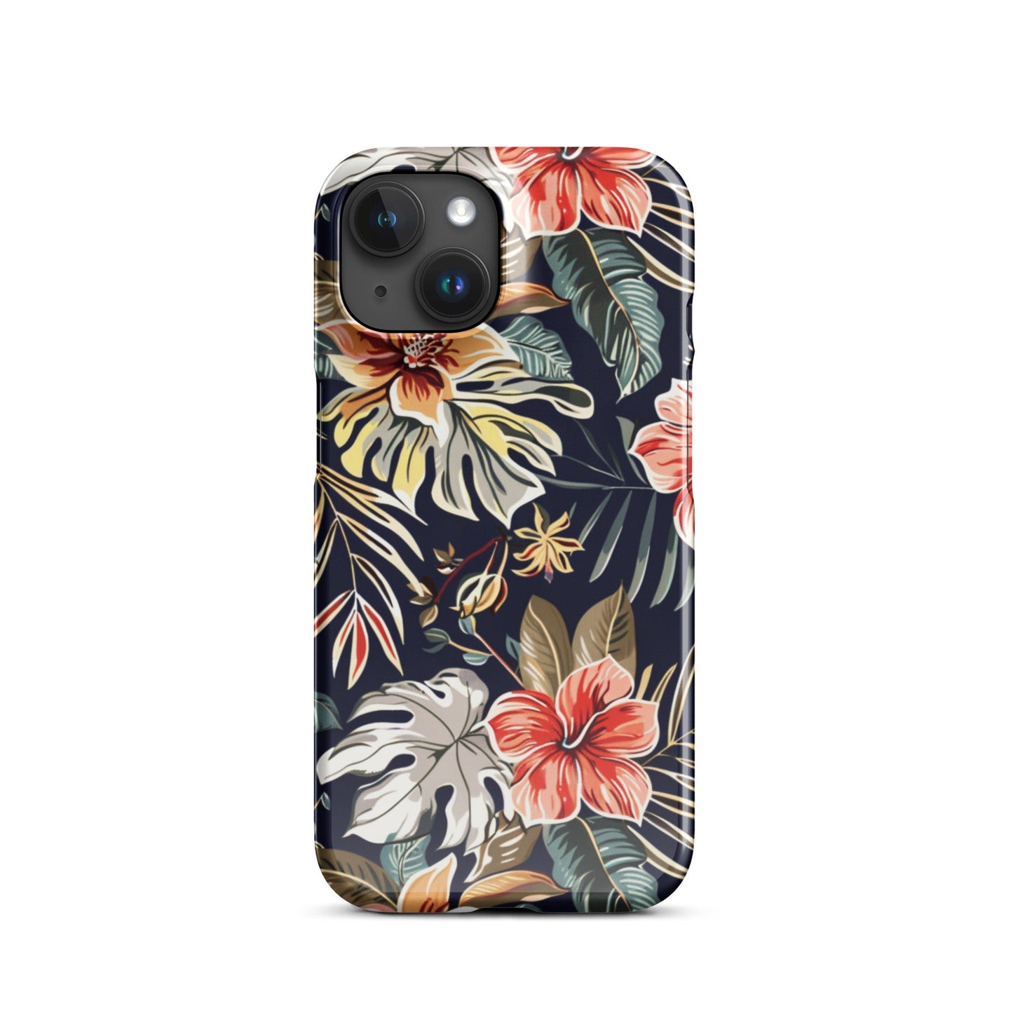 Tropical Floral Phone case for iPhone-30