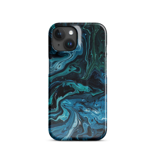 Abstract Blue Phone case for iPhone-30