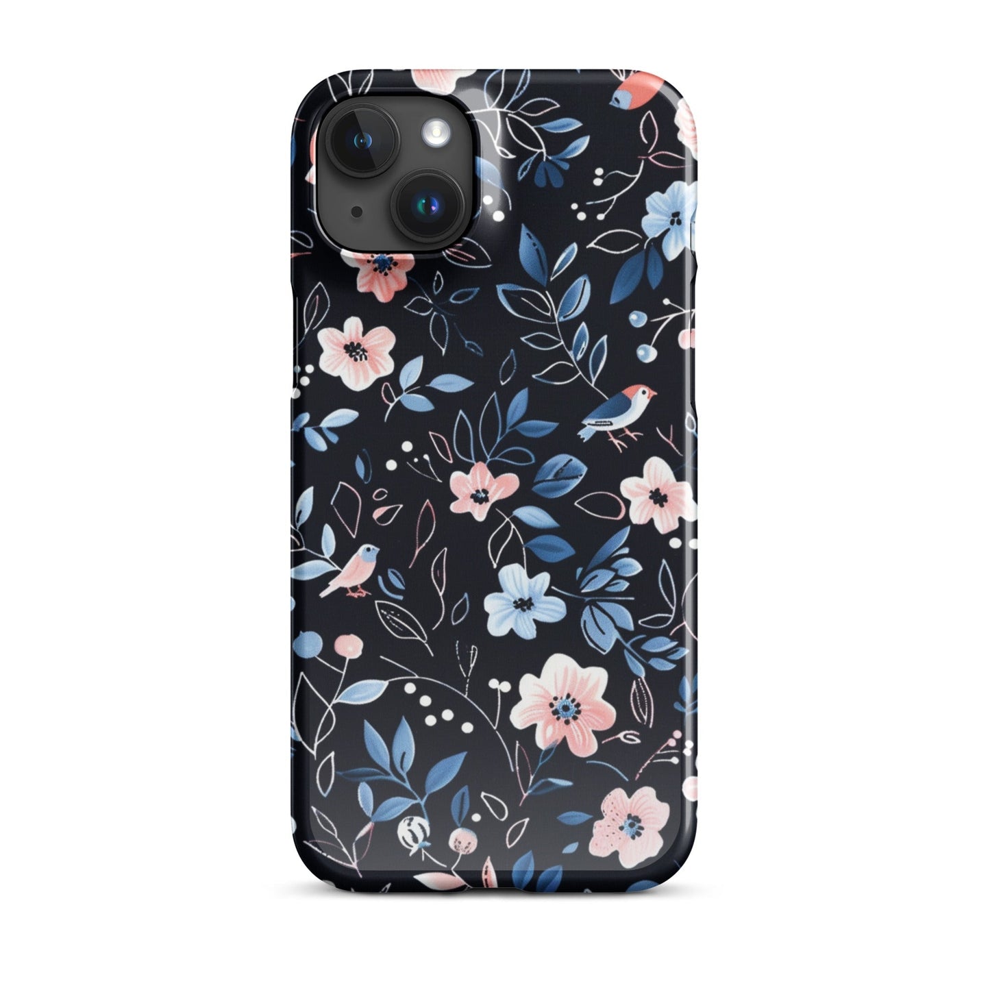 Blue Flowers Phone case for iPhone-32