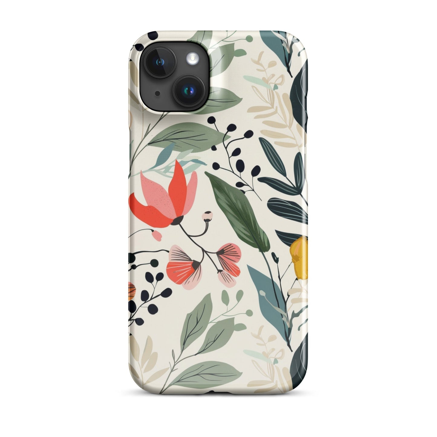 Botanical leaves Phone case for iPhone-32