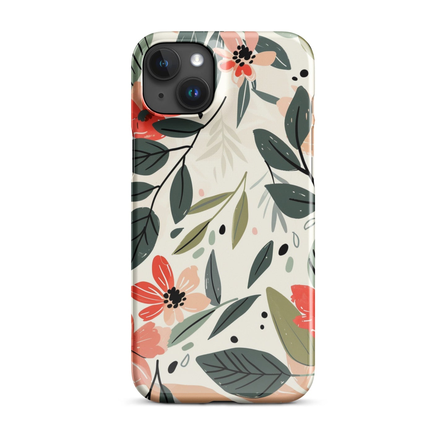 Flower leave Phone case for iPhone-32