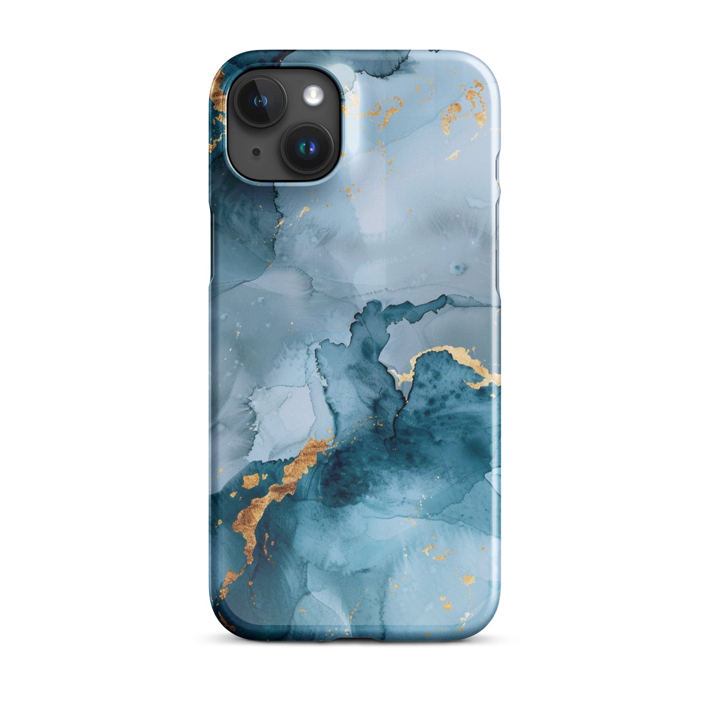 Blue Gold Phone case for iPhone-32