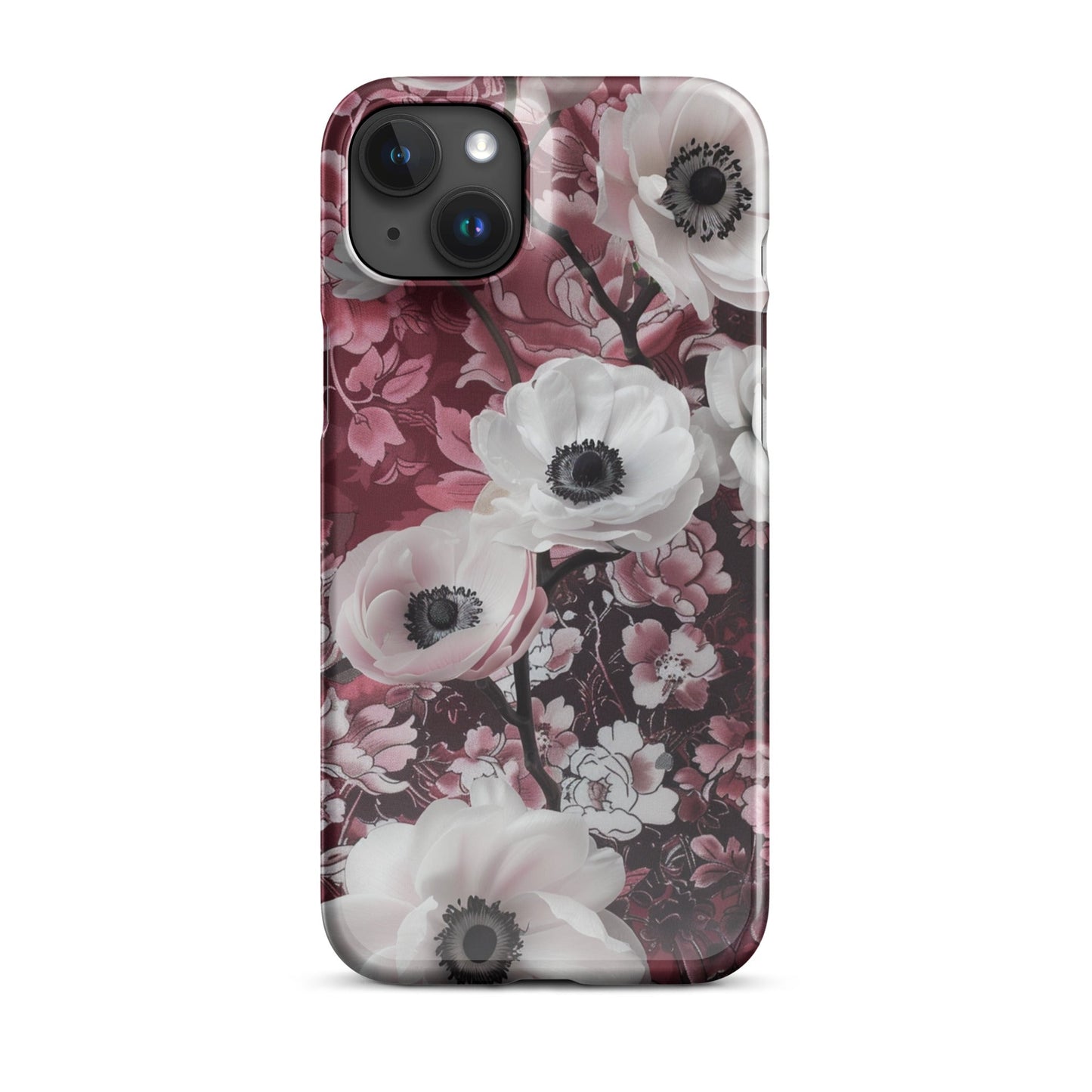 Red Floral Phone case for iPhone-32