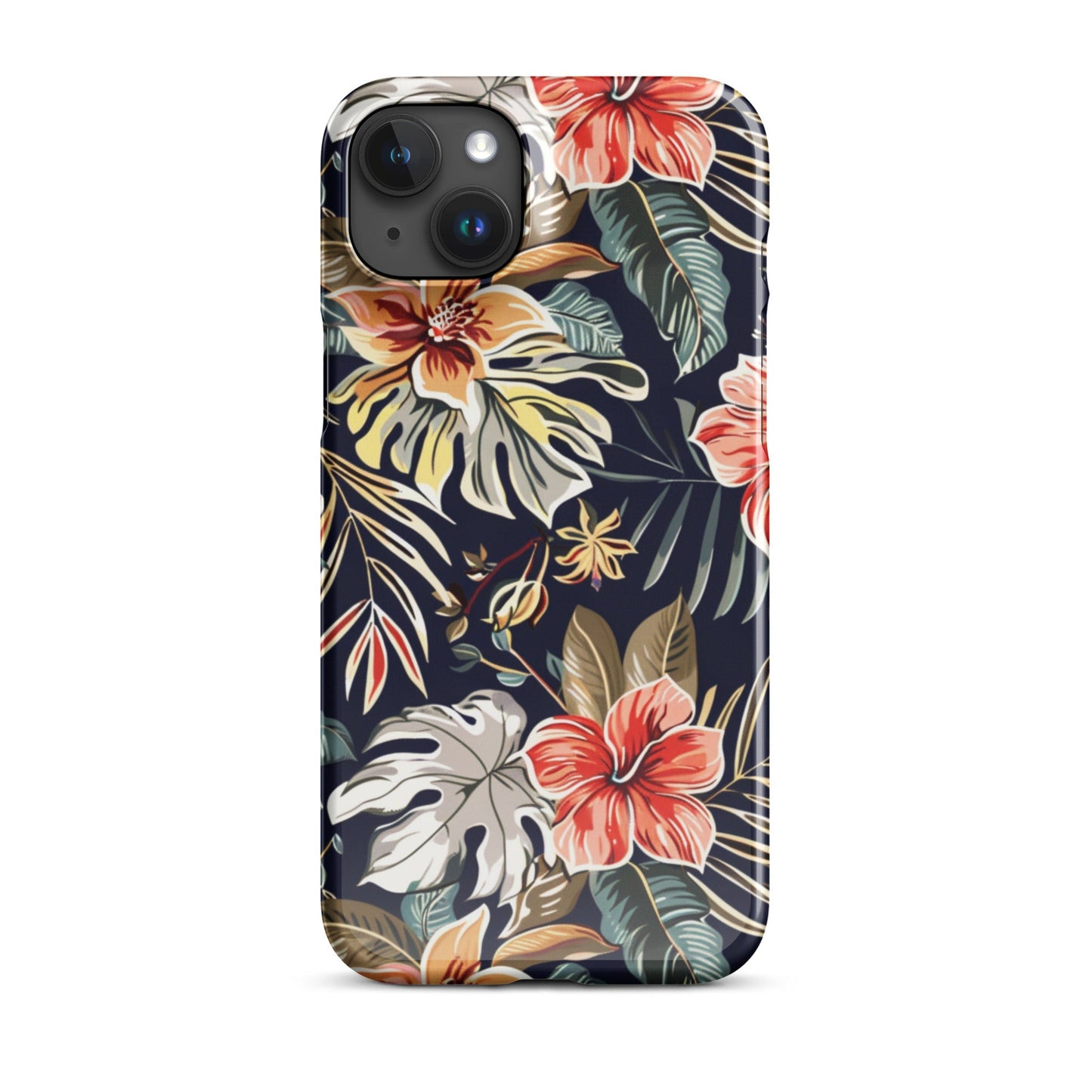 Tropical Floral Phone case for iPhone-32