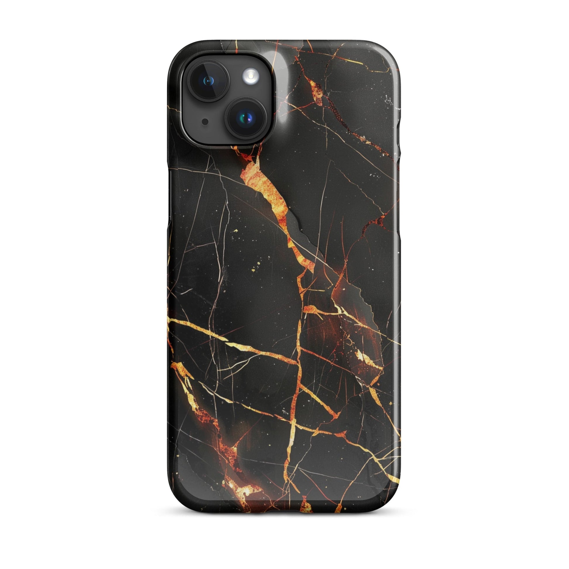 Black Marble Phone case for iPhone-32