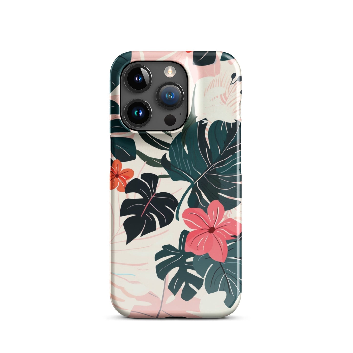 Flower leaves Phone case for iPhone-34