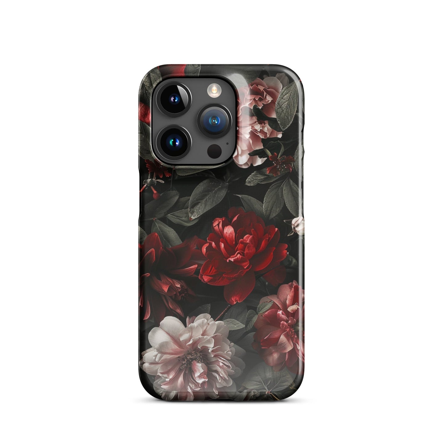 Pink Red Floral Phone case for iPhone-34