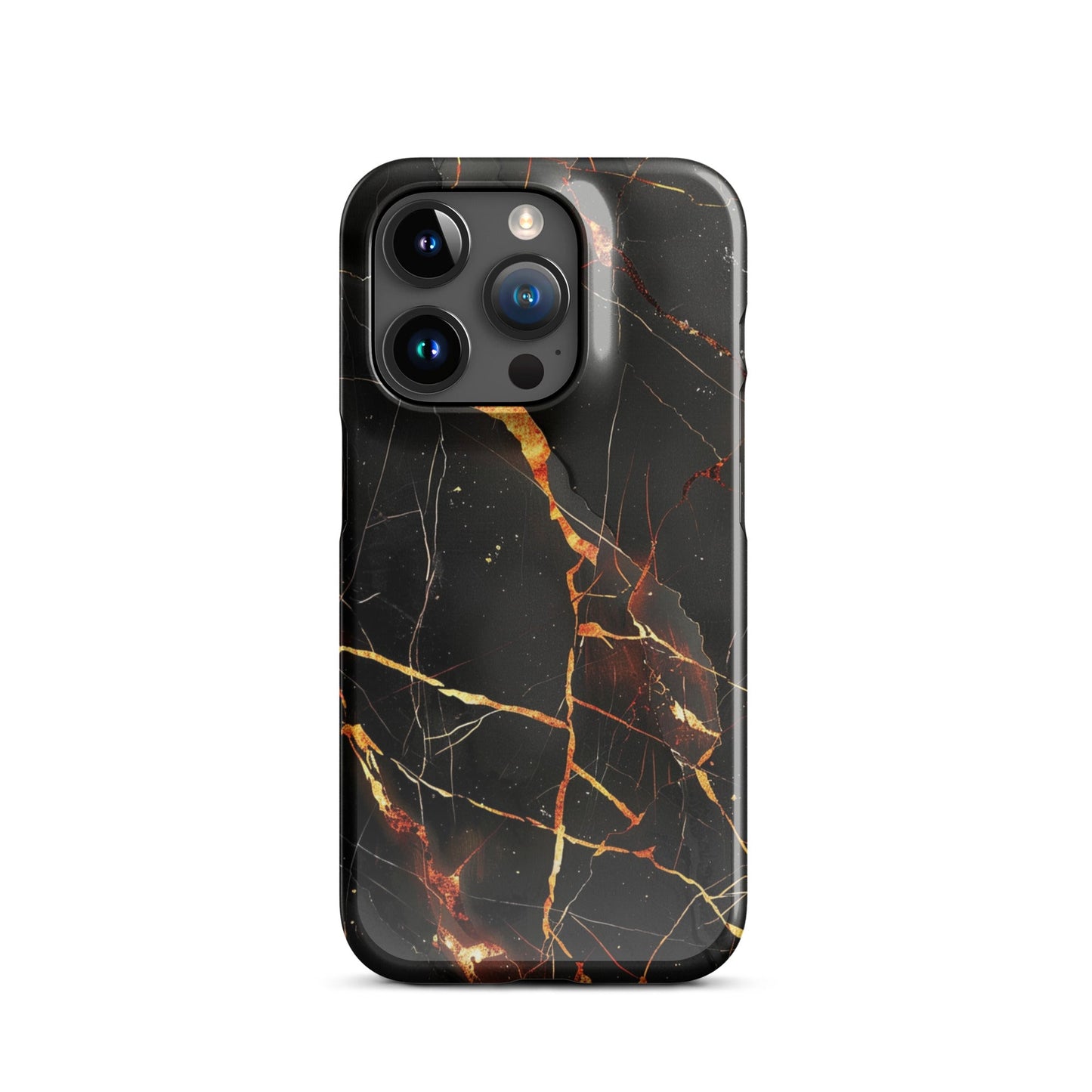 Black Marble Phone case for iPhone-34