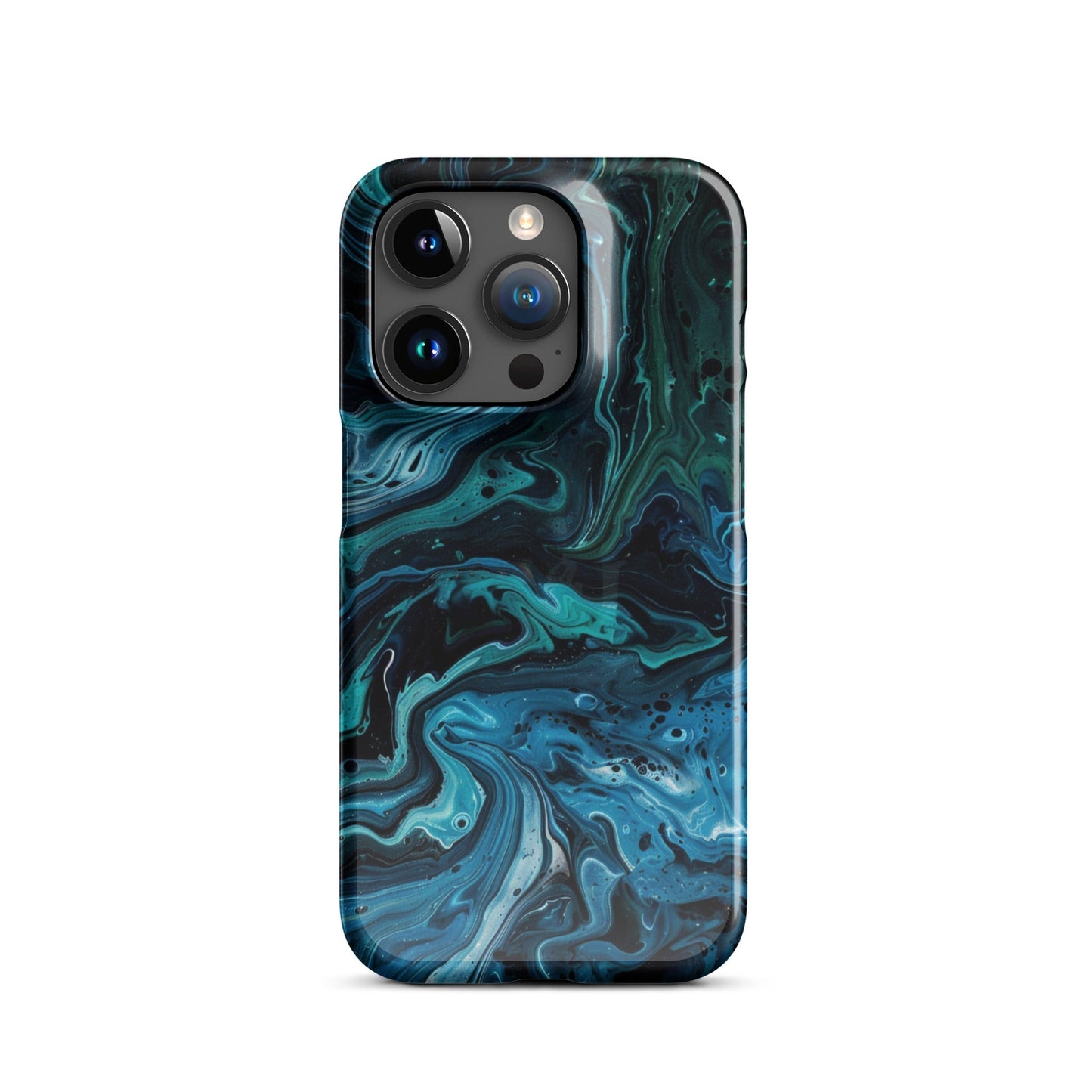 Abstract Blue Phone case for iPhone-34