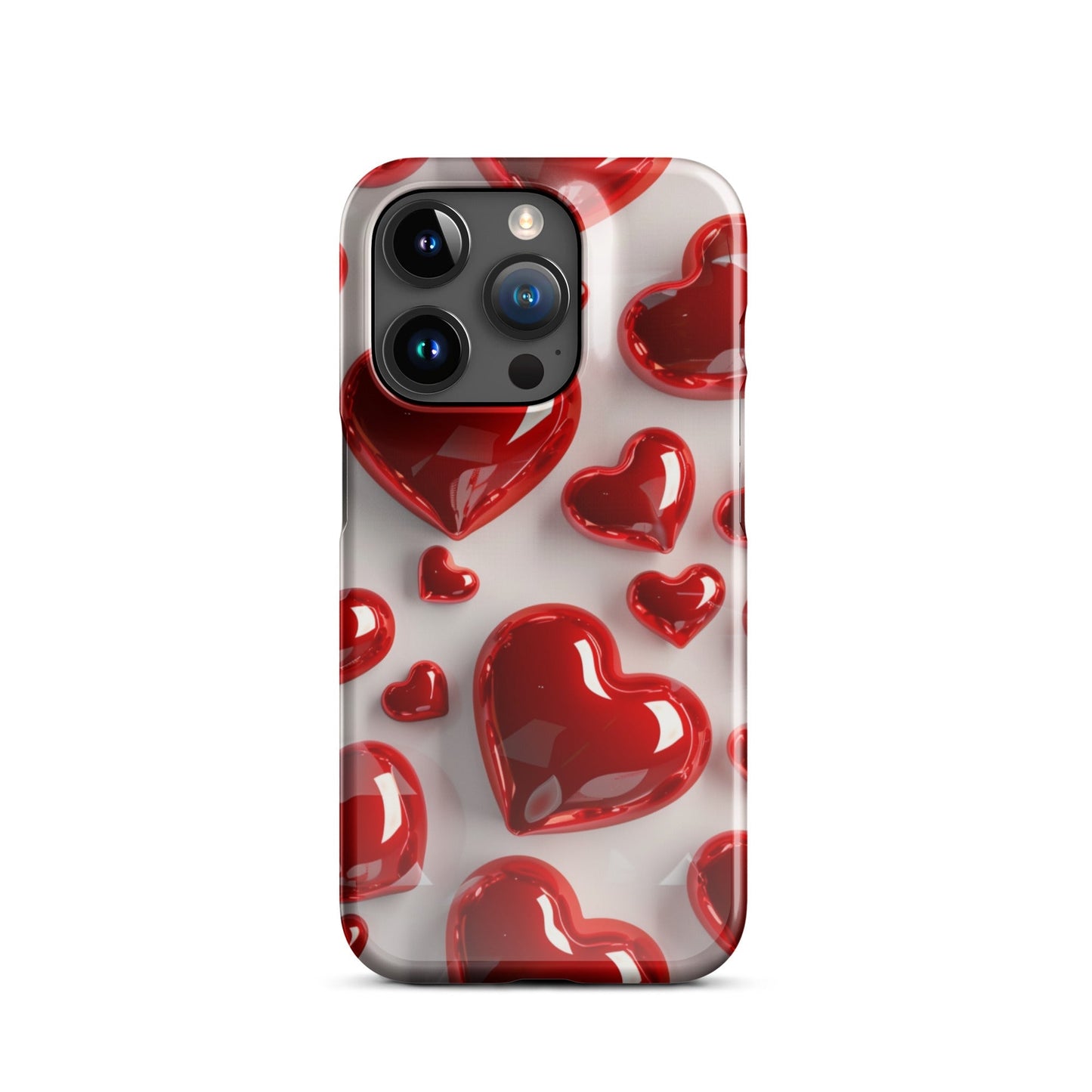 Red Hearts Phone case for iPhone-34