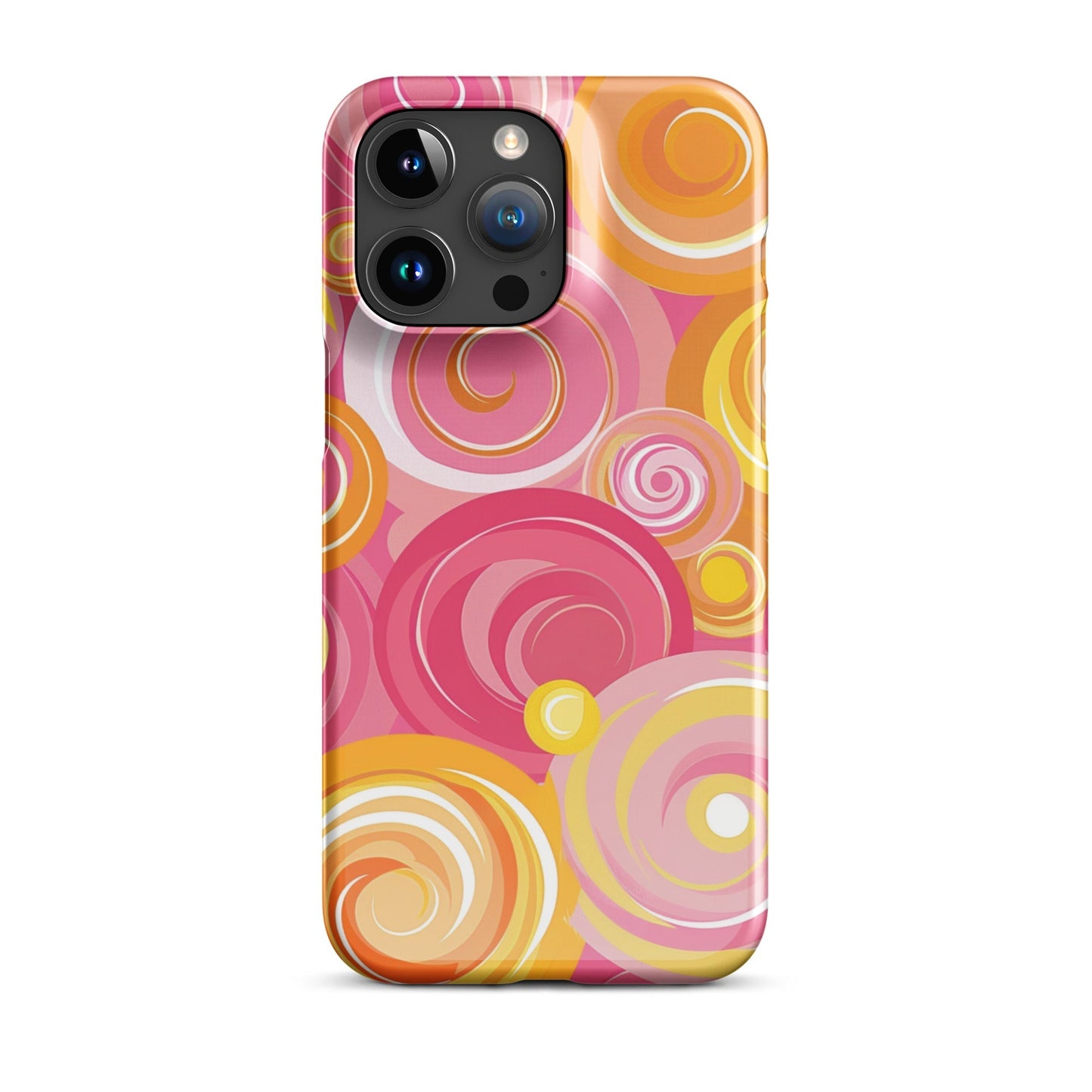 Pink Yellow Phone case for iPhone-0