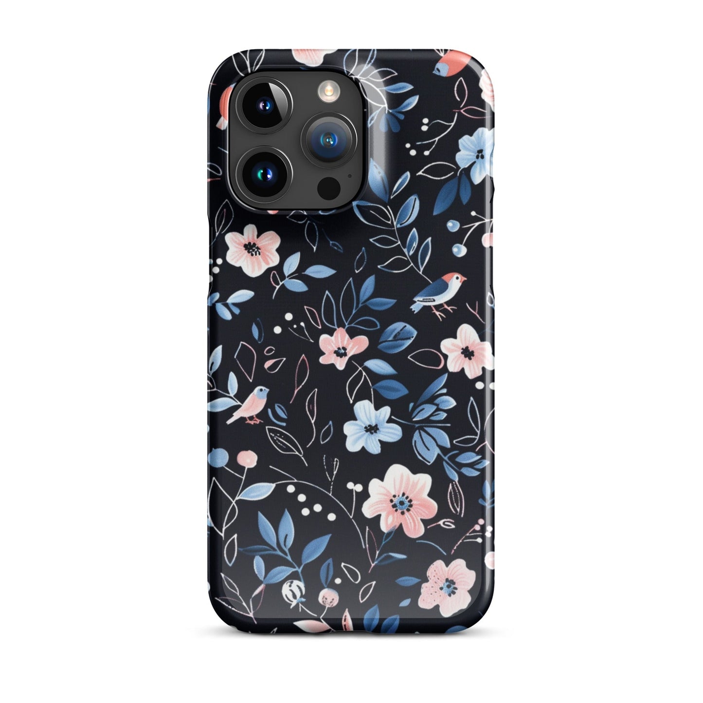 Blue Flowers Phone case for iPhone-36