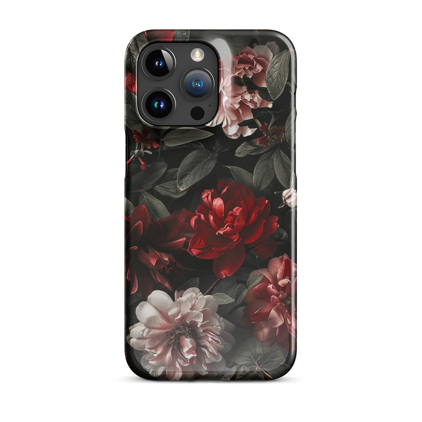 Pink Red Floral Phone case for iPhone-36