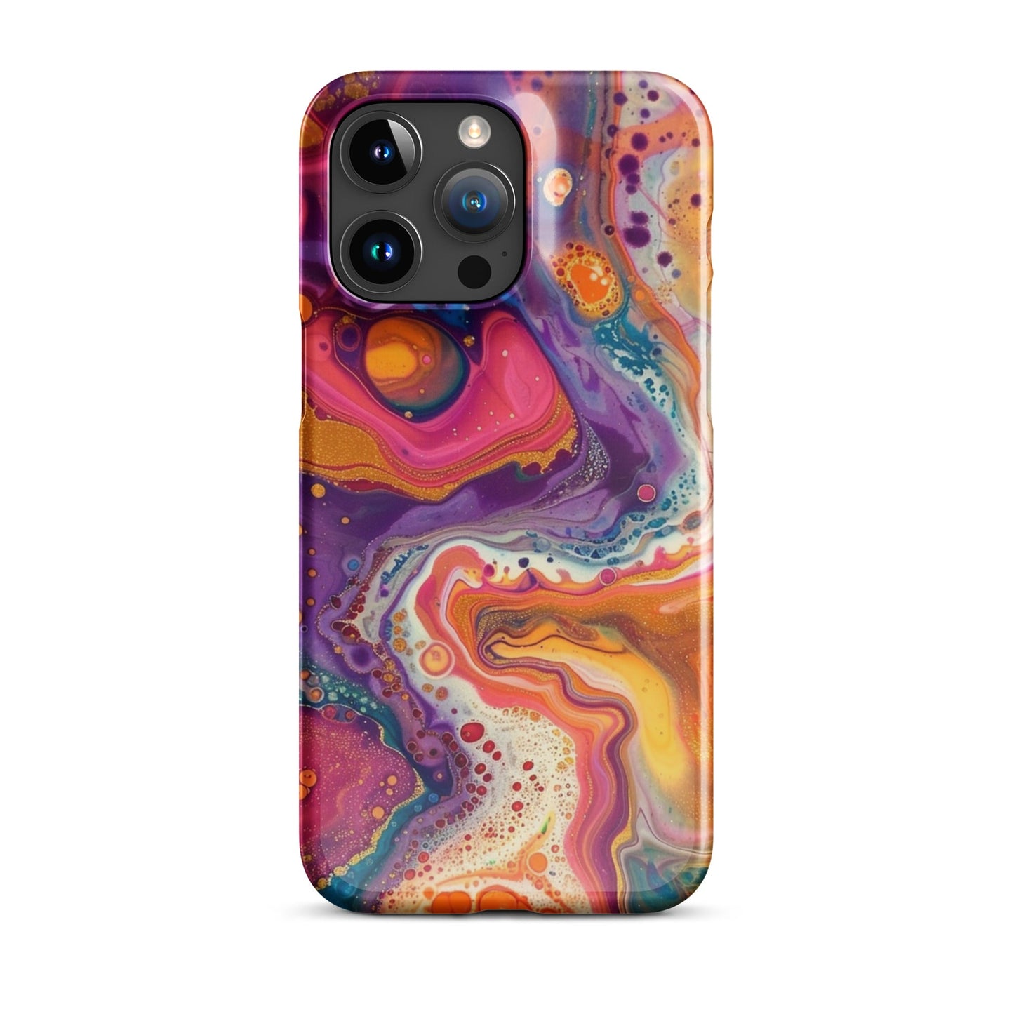 Rainbow Swirling Phone case for iPhone-36