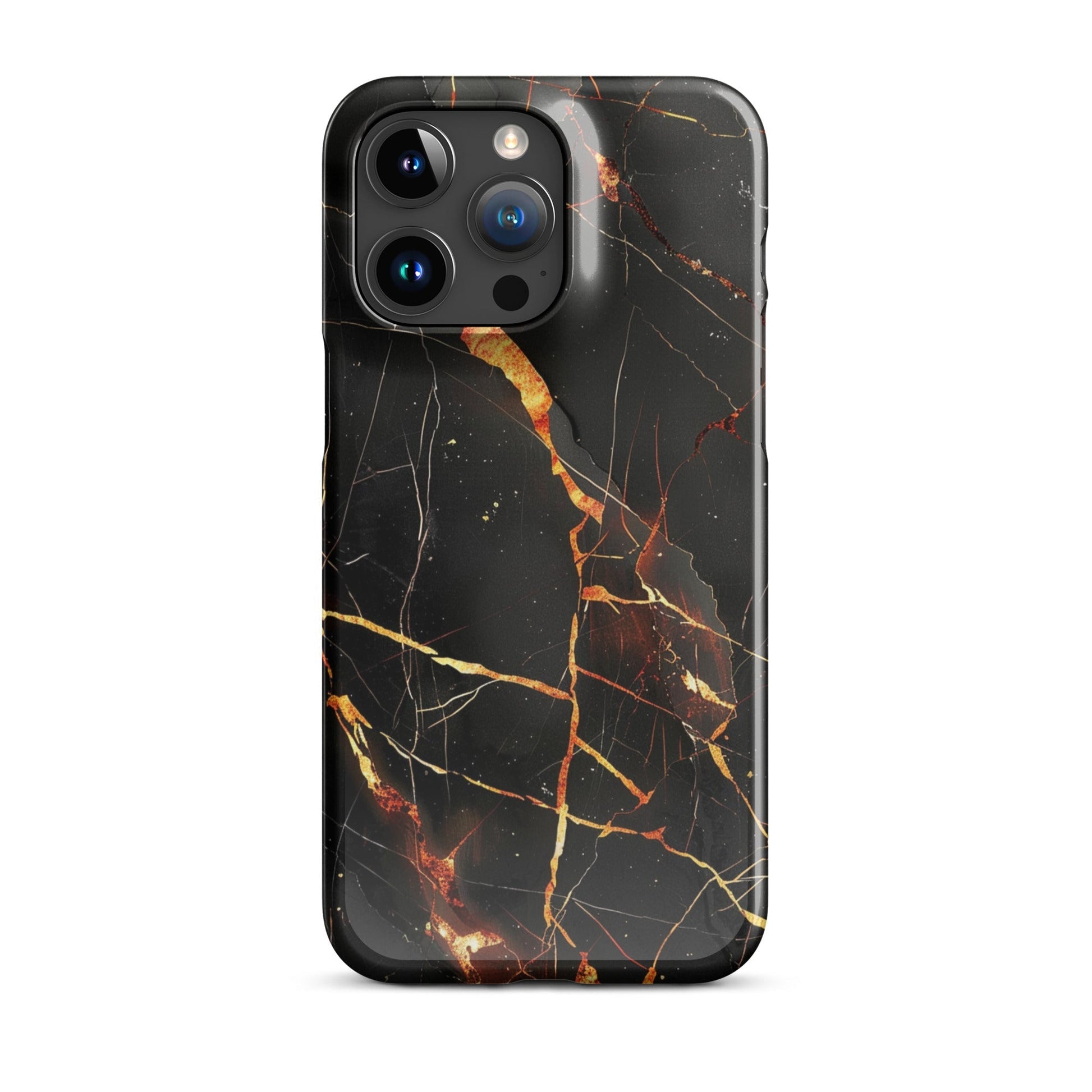 Black Marble Phone case for iPhone-36