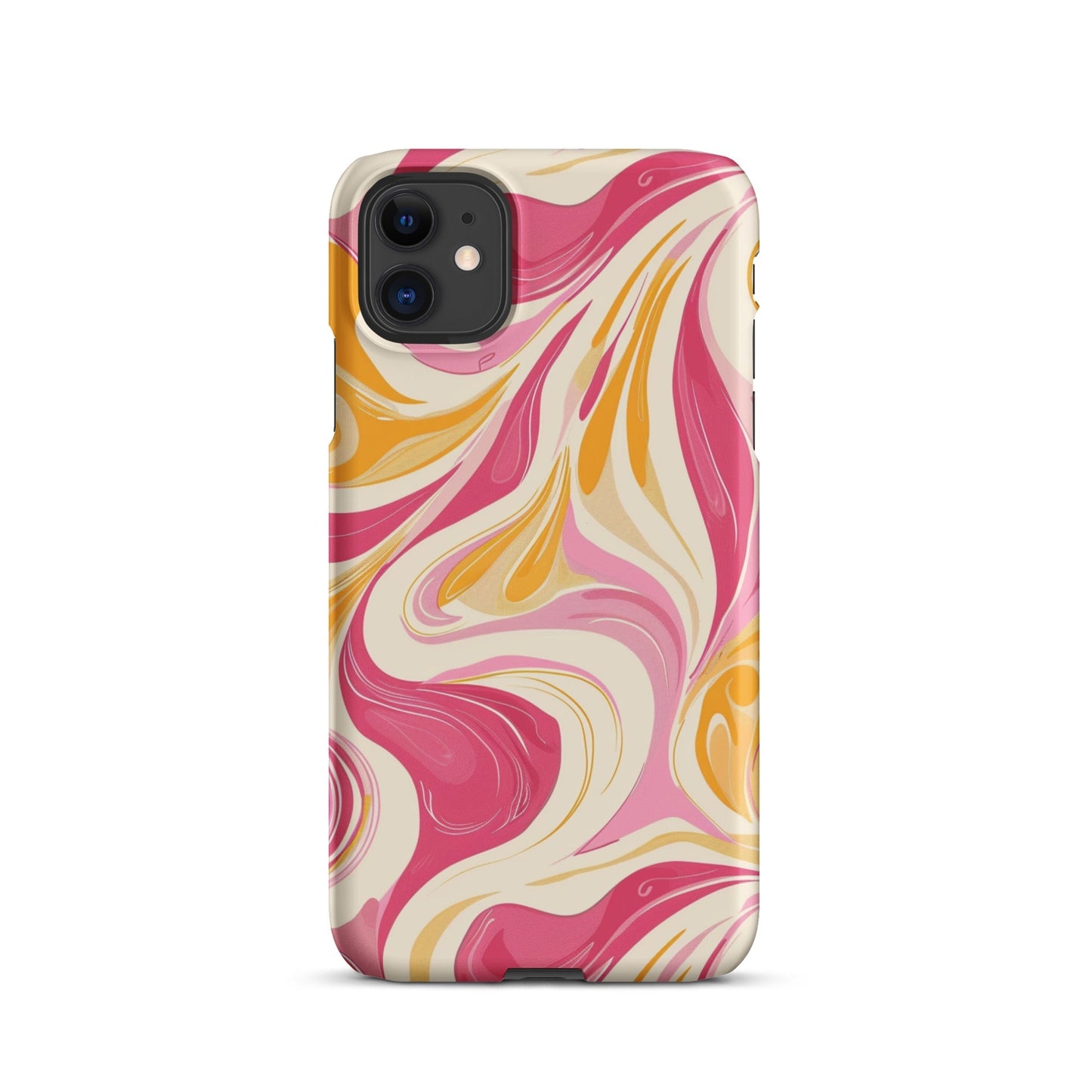 Yellow & Pink Phone Phone  case for iPhone-1