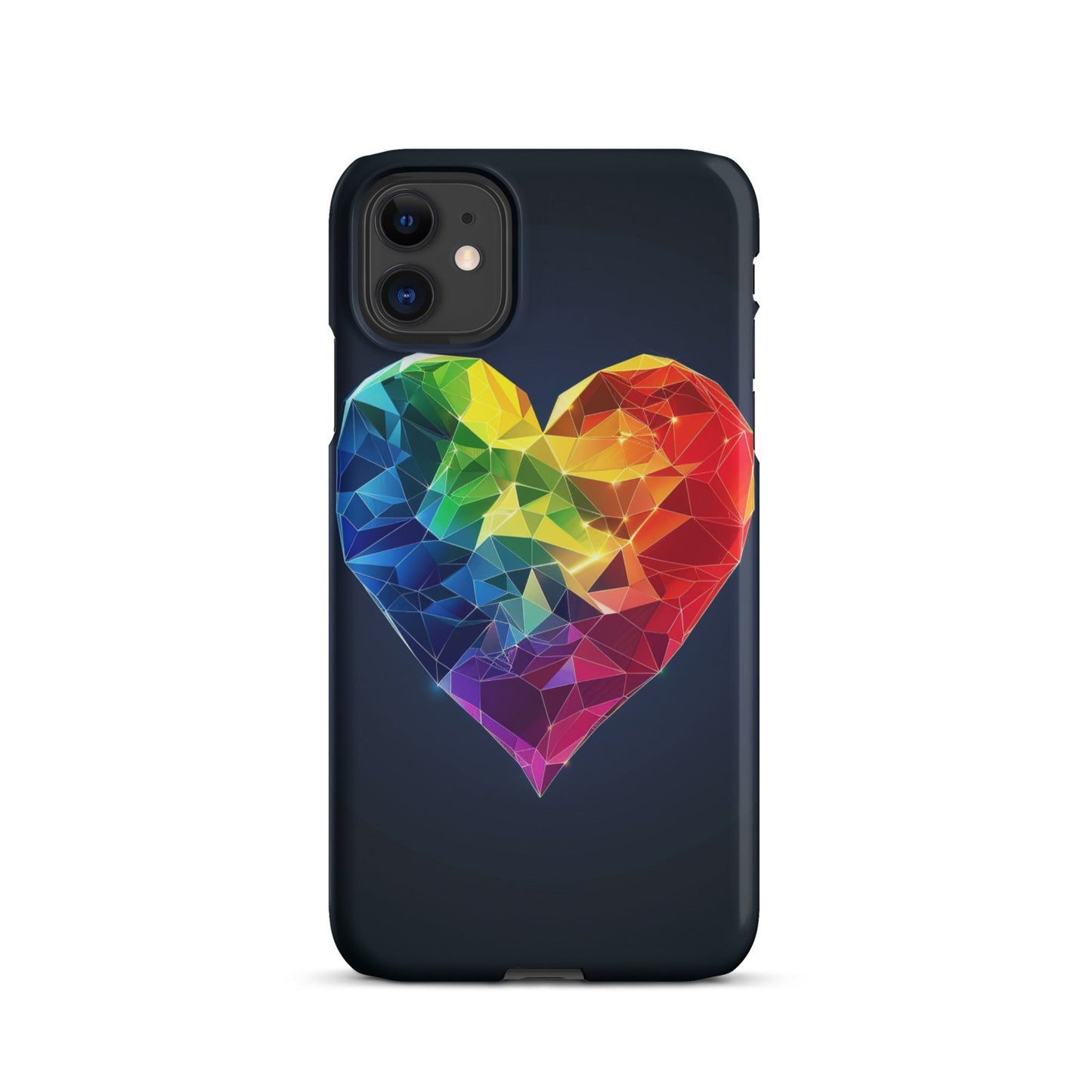 Ranbow Heart Phone case for iPhone-1