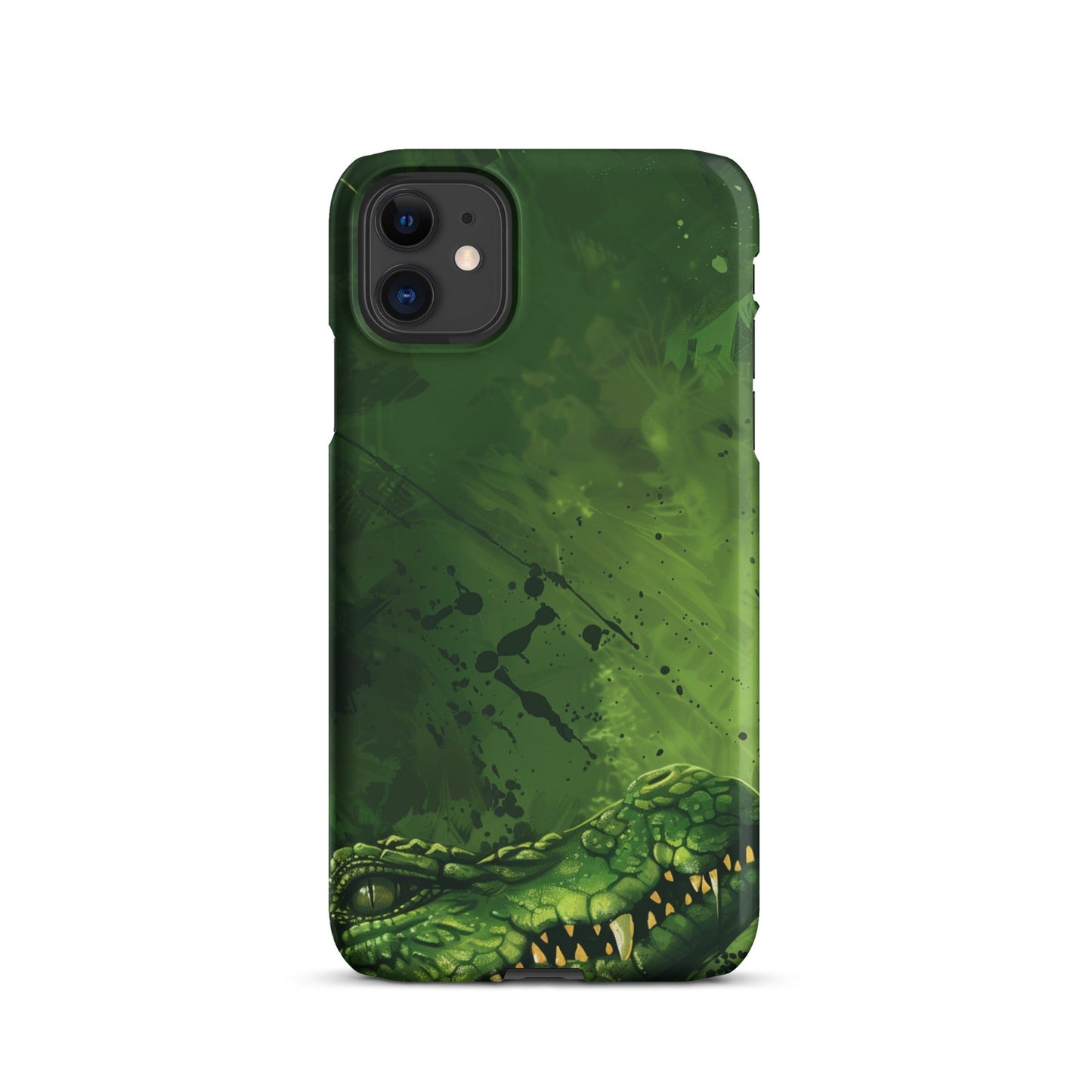 Crocodile Art Phone case for iPhone-1