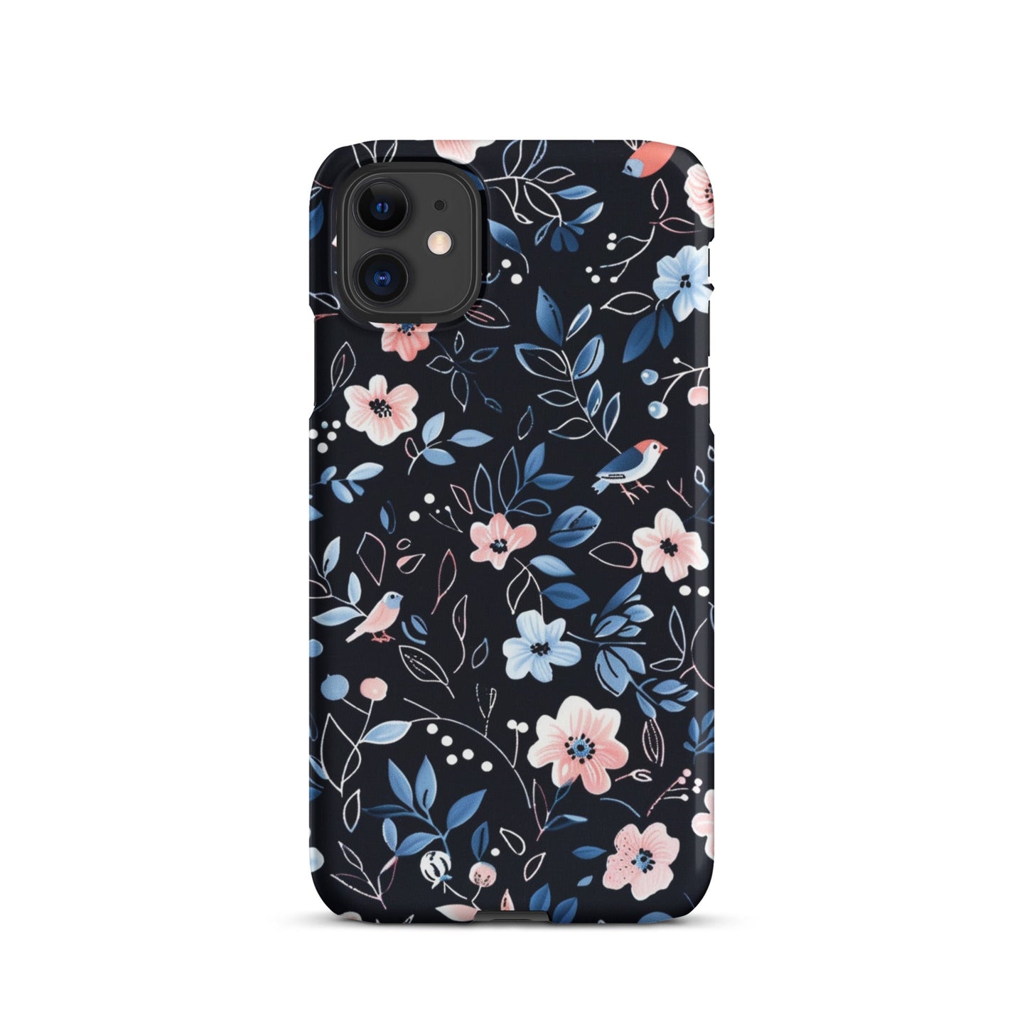 Blue Flowers Phone case for iPhone-1