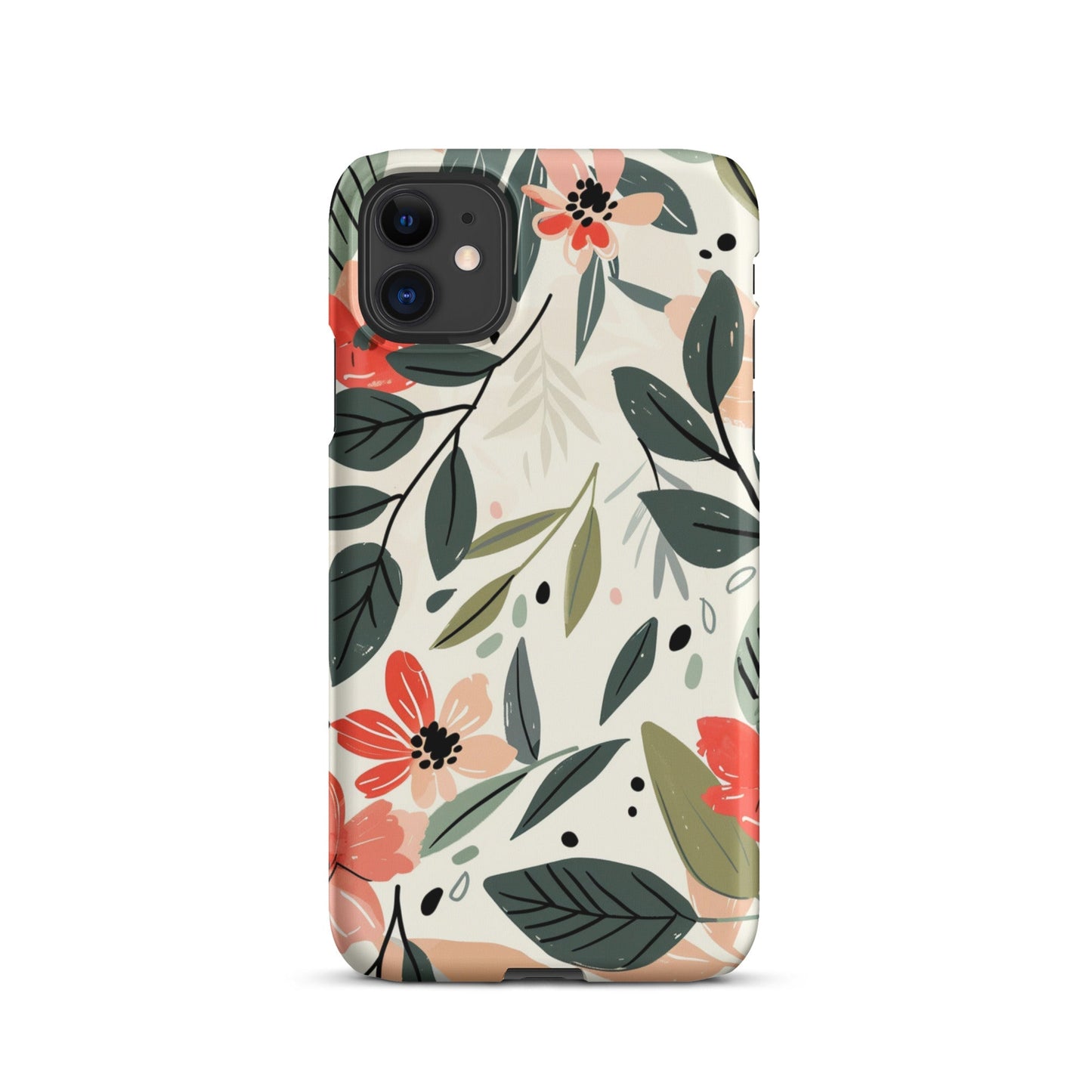 Flower leave Phone case for iPhone-1