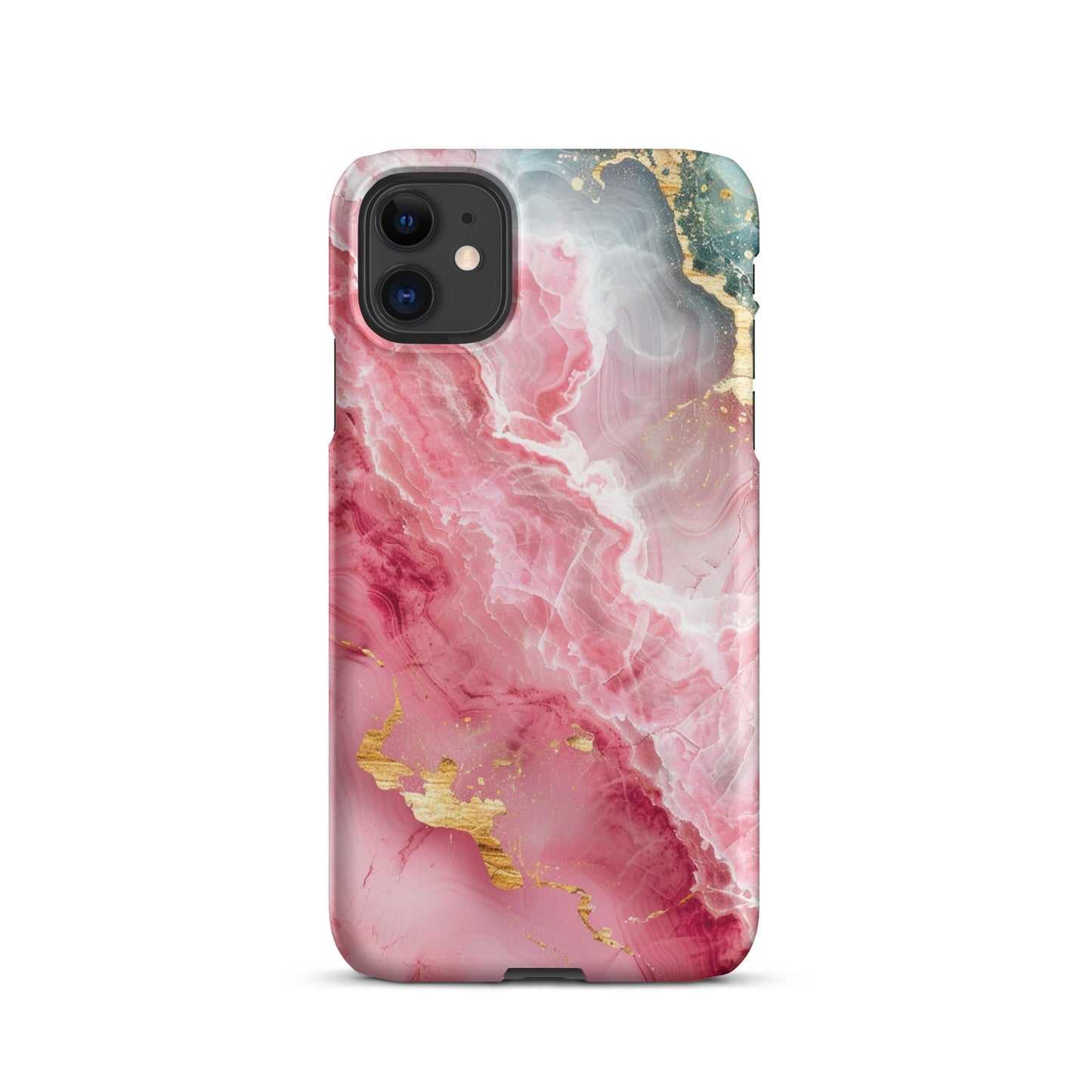 Pink Marble Phone case for iPhone-1