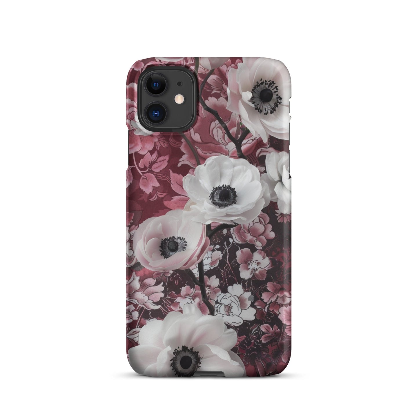 Red Floral Phone case for iPhone-1