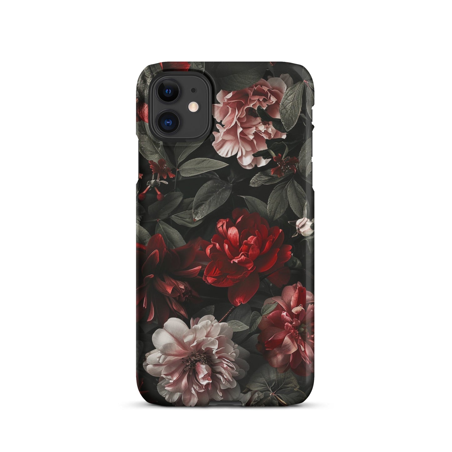 Pink Red Floral Phone case for iPhone-1