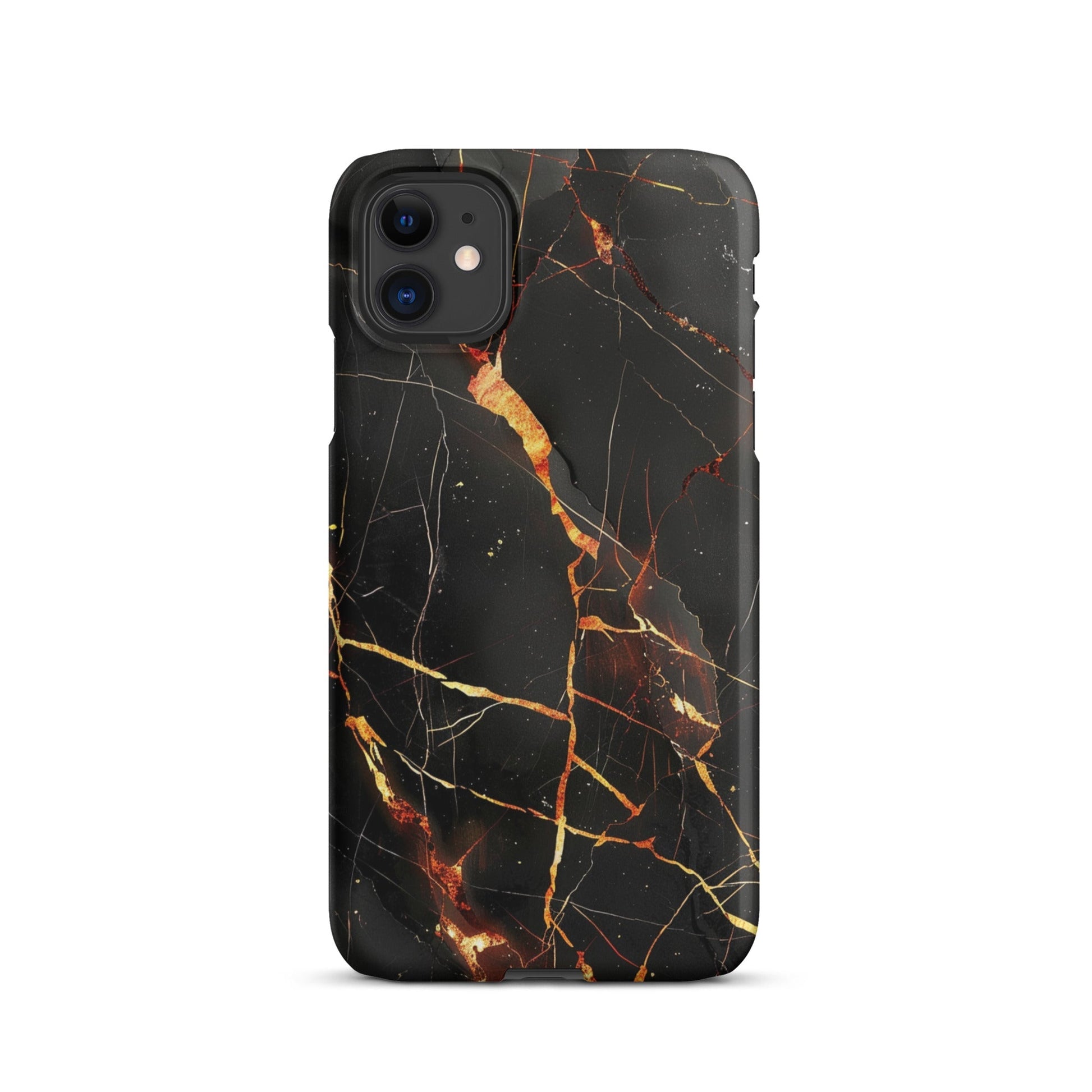 Black Marble Phone case for iPhone-1