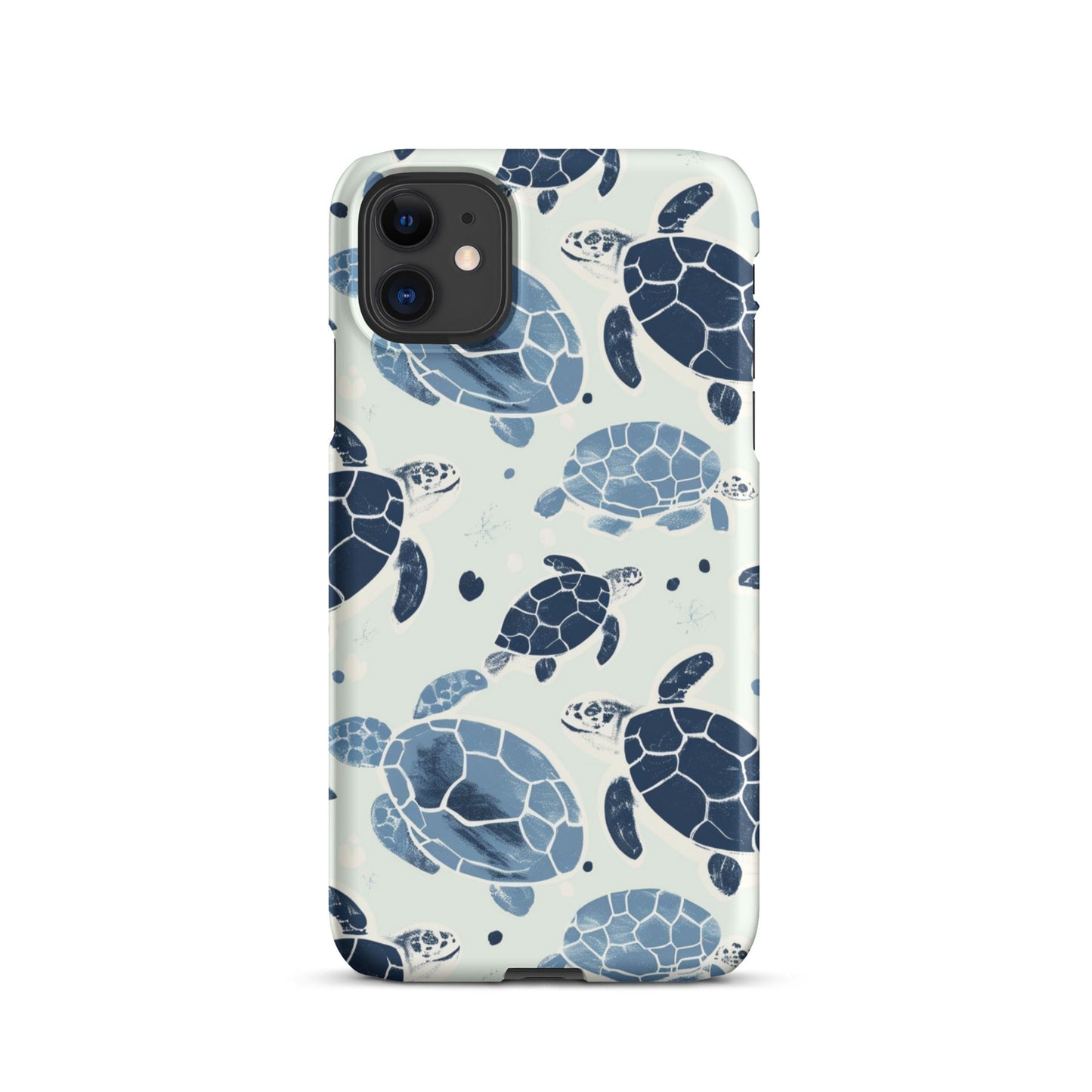 Blue Turtle Phone case for iPhone-1