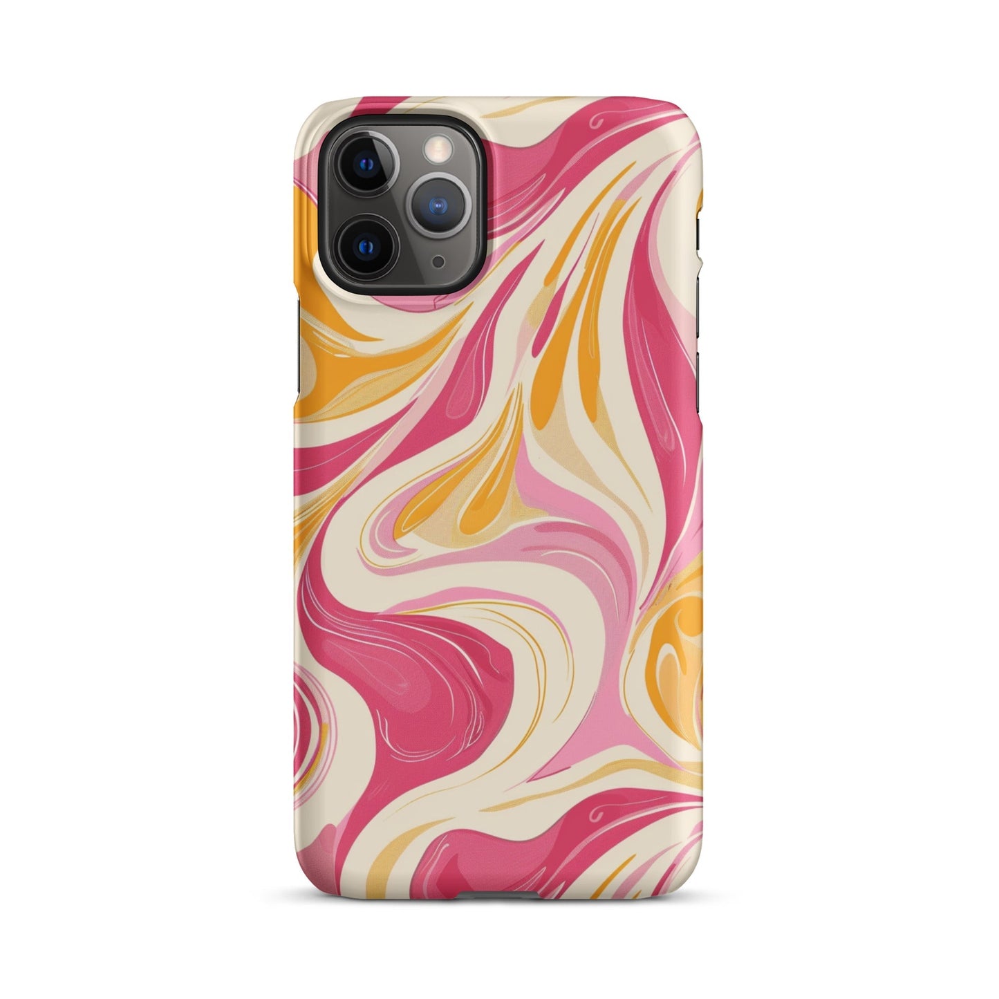 Yellow & Pink Phone Phone  case for iPhone-3