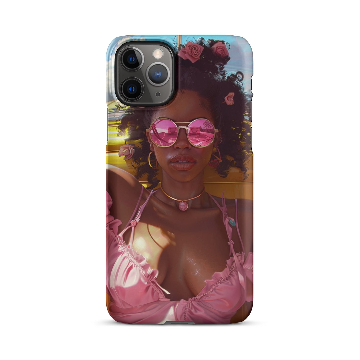 Black Girl Fashionista Phone case for iPhone-3