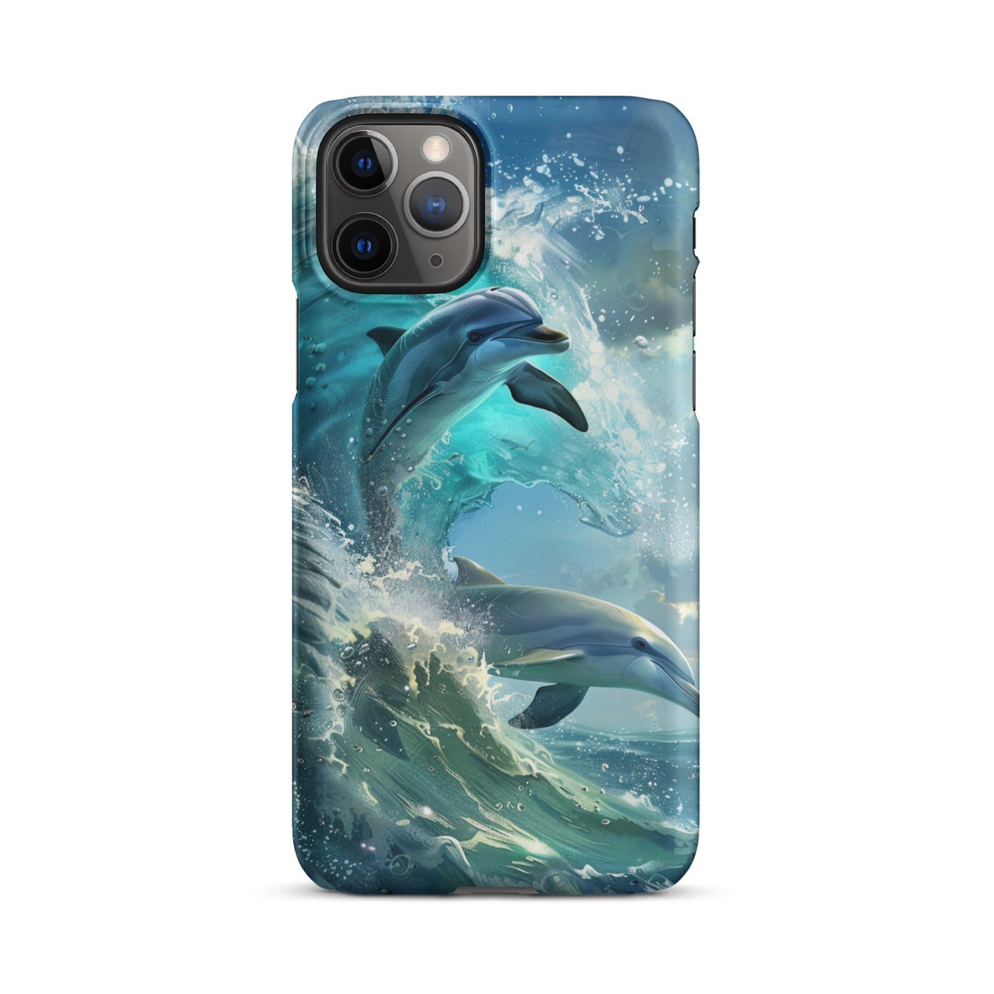 Dolphin Phone case for iPhone-3