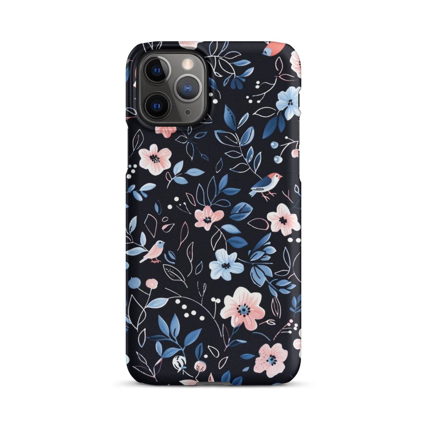 Blue Flowers Phone case for iPhone-3